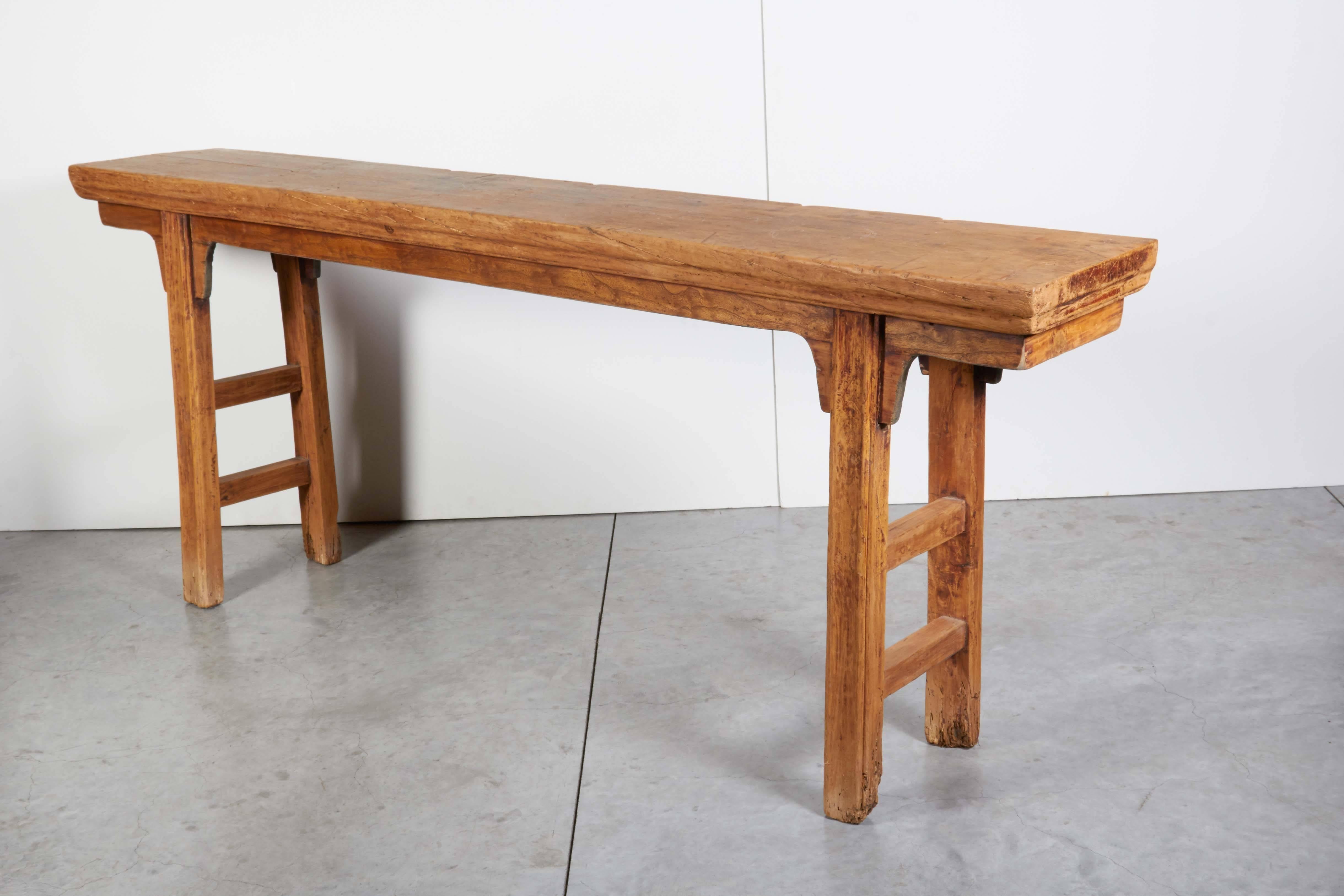 Classic Antique Cypress Chinese Farm Table 1