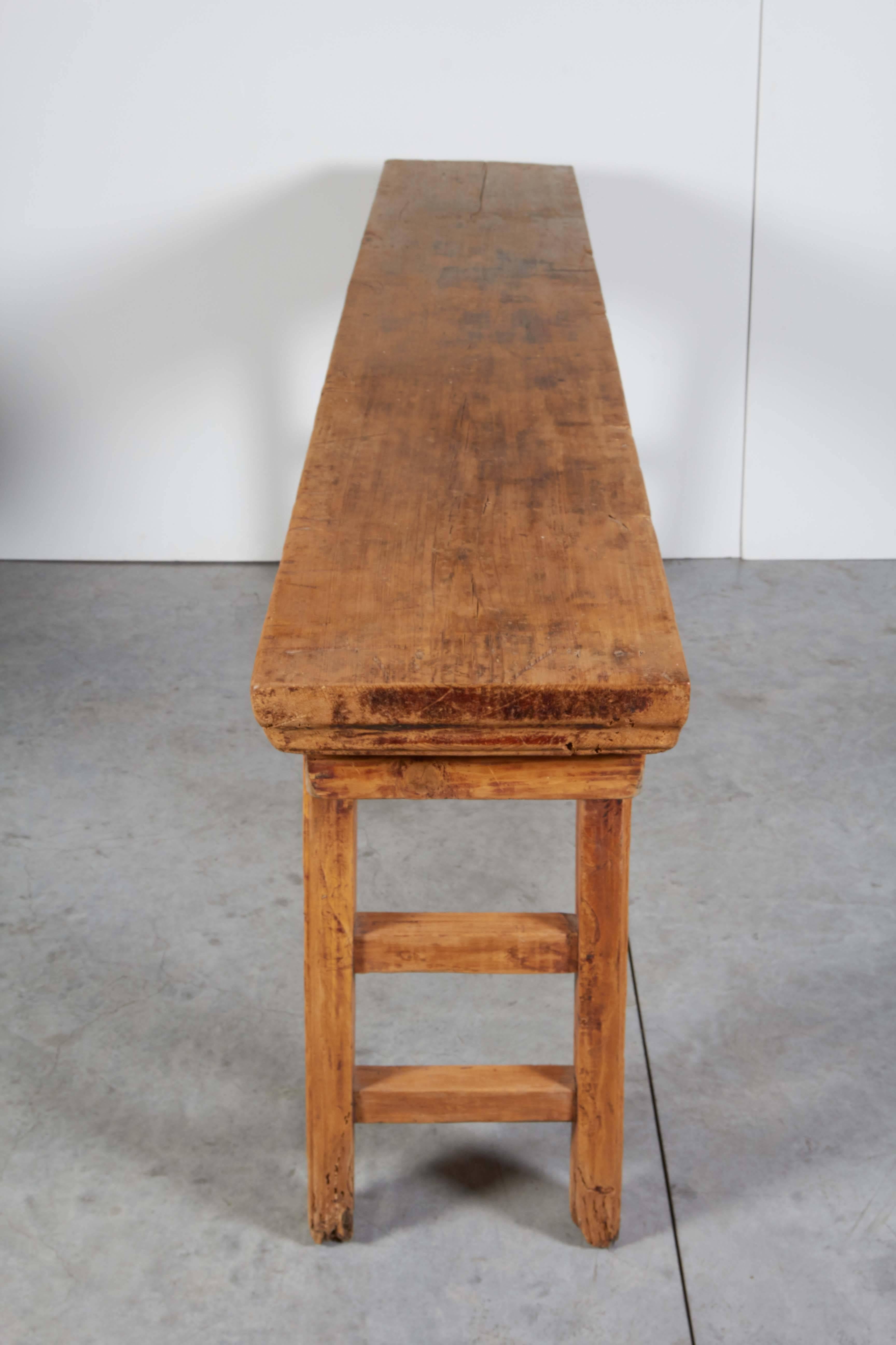 Classic Antique Cypress Chinese Farm Table 2