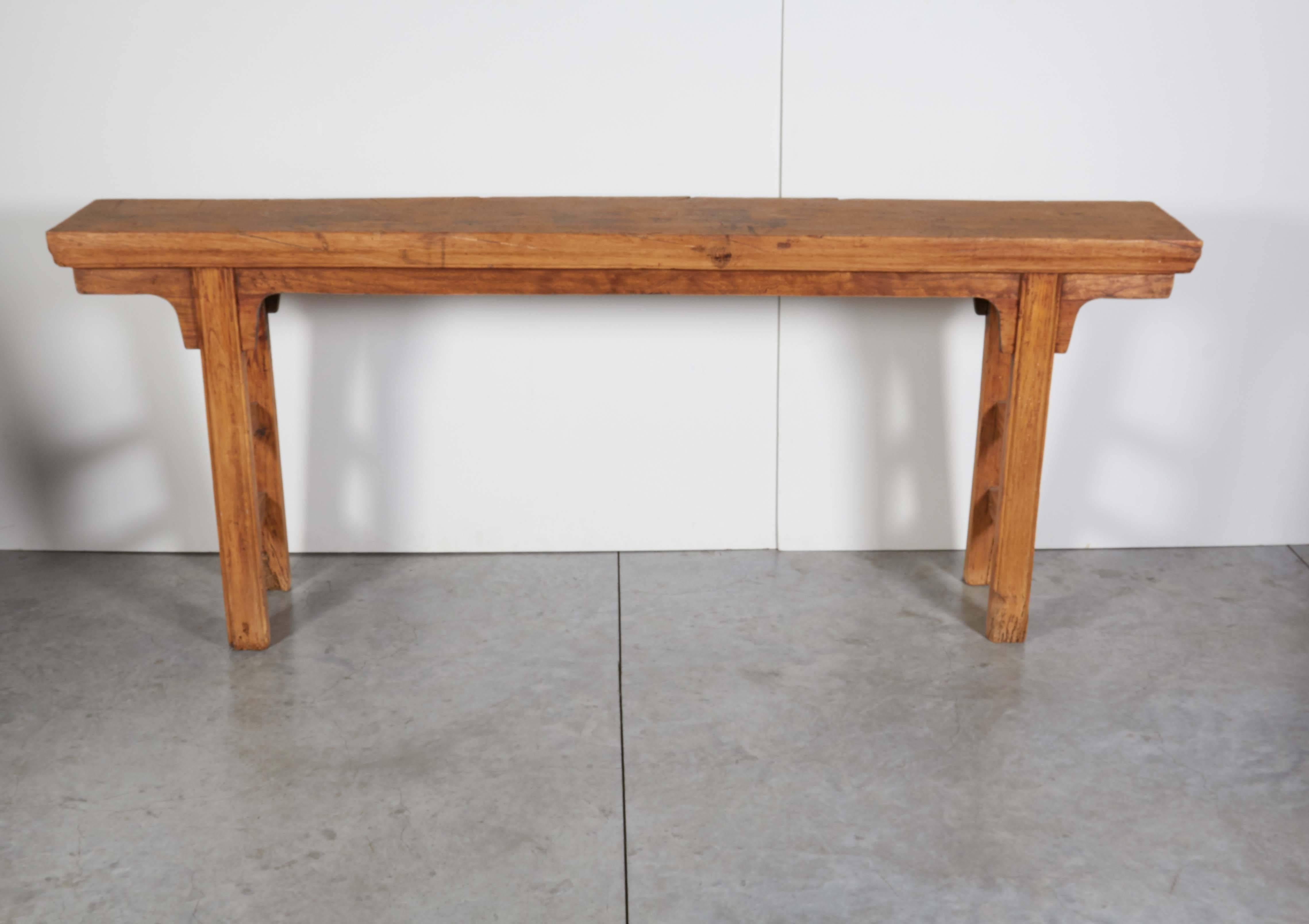 Classic Antique Cypress Chinese Farm Table 4
