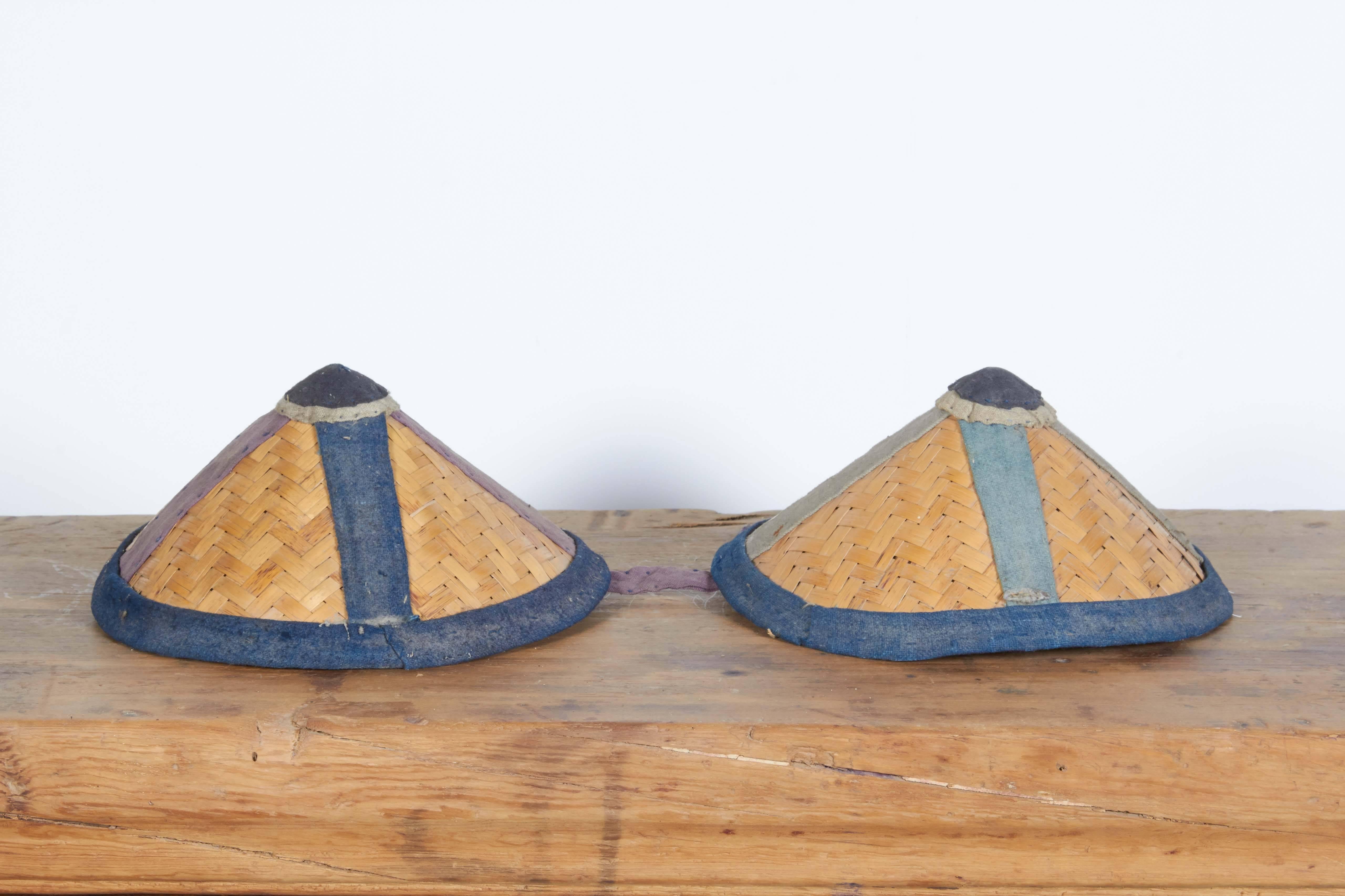 Bamboo Handwoven Antique Donkey Blinders, Wall Hanging