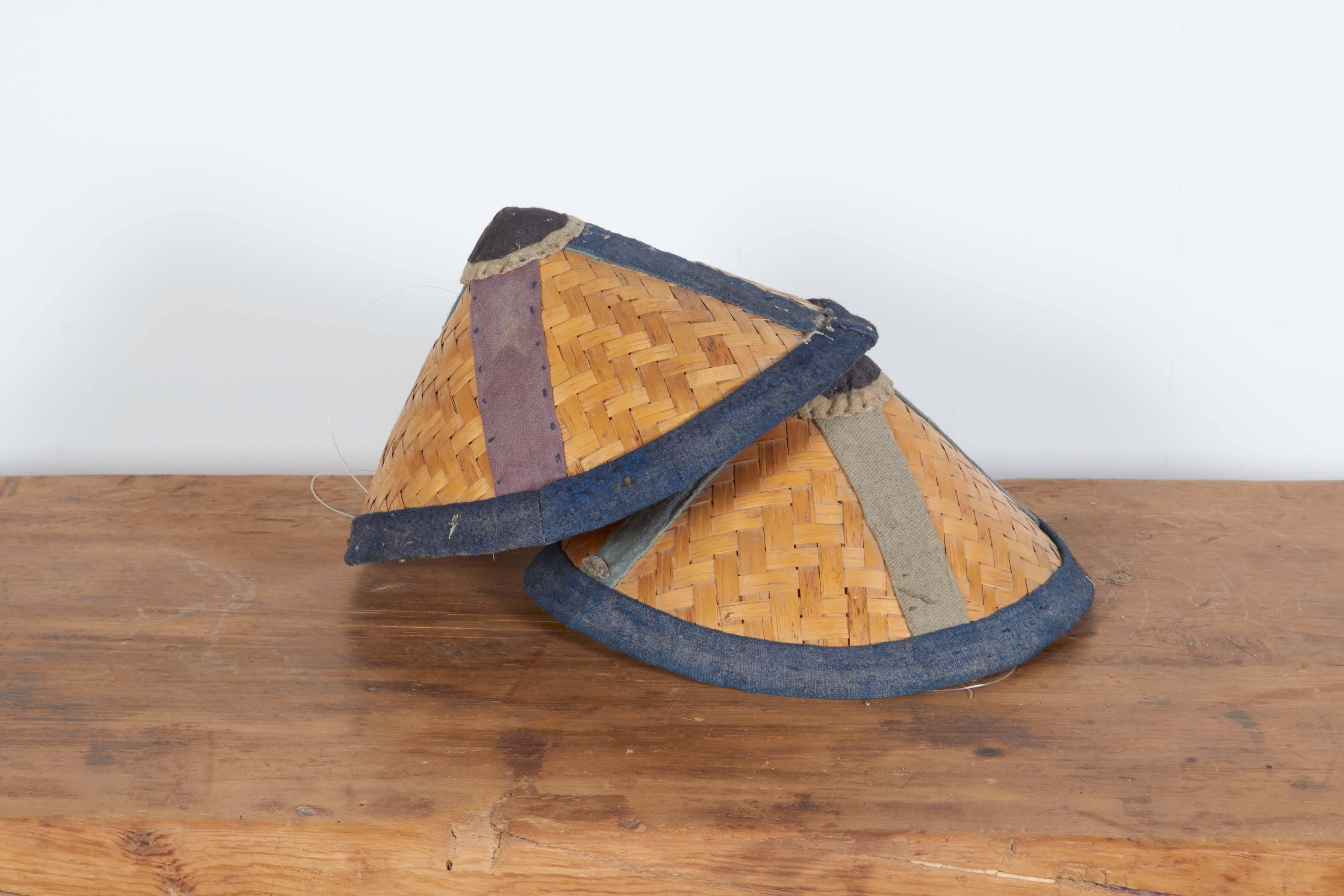 Handwoven Antique Donkey Blinders, Wall Hanging 1