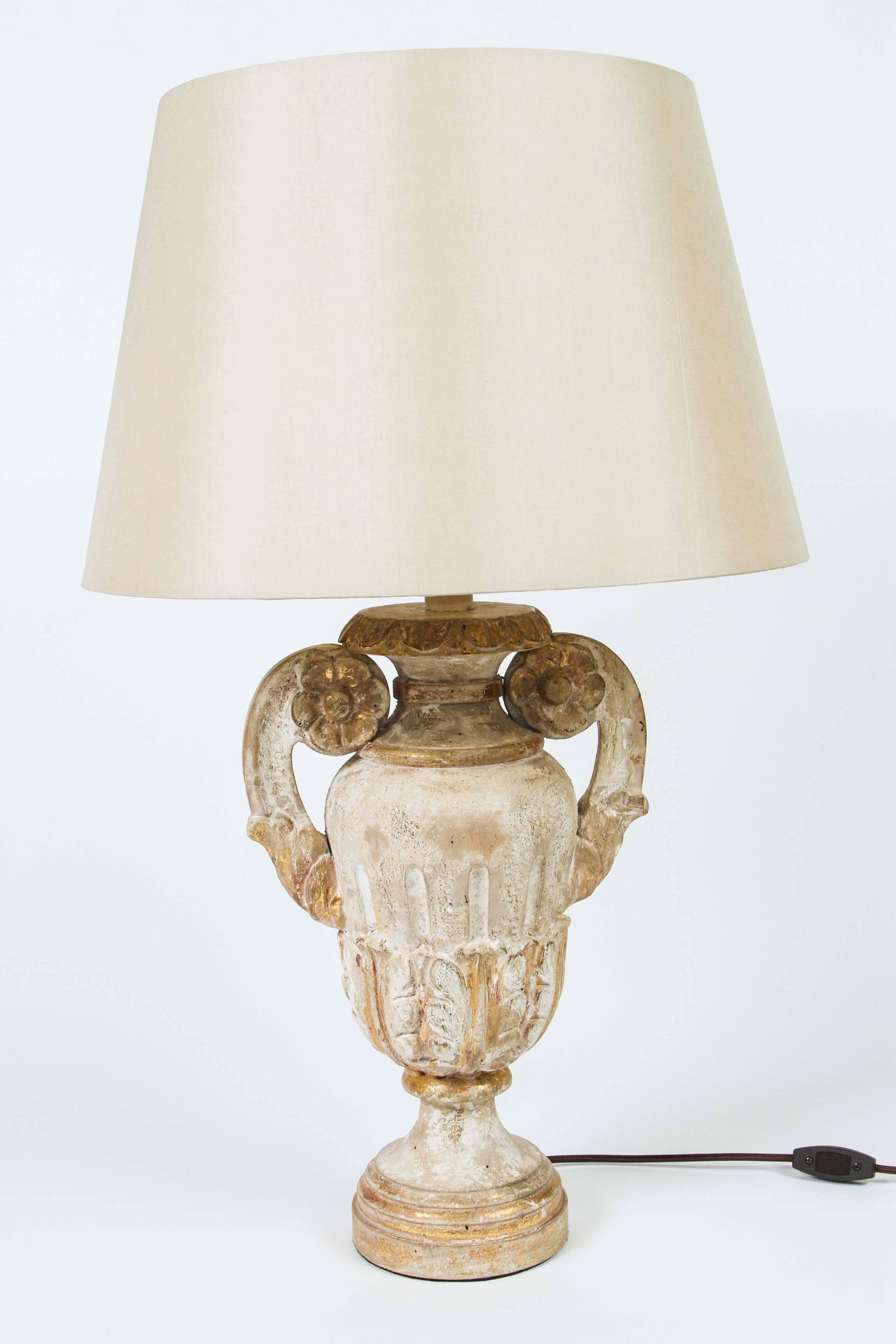 A Pair of Italian Urns, 19th c. converted to Table Lamps For Sale 3