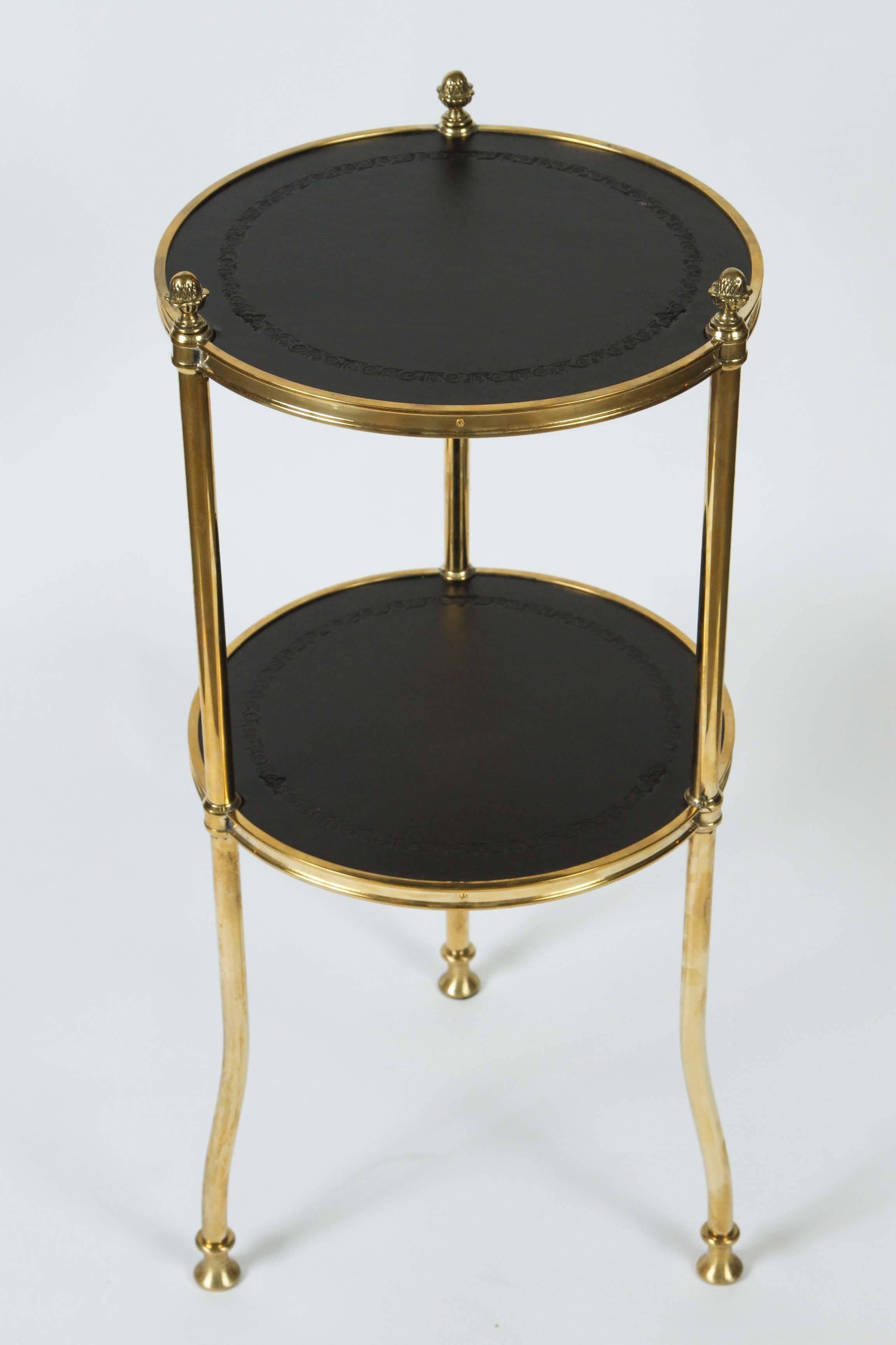 Brass Hollyhock “Frances” Occasional Table, Inspired by a Frances Elkins Design For Sale