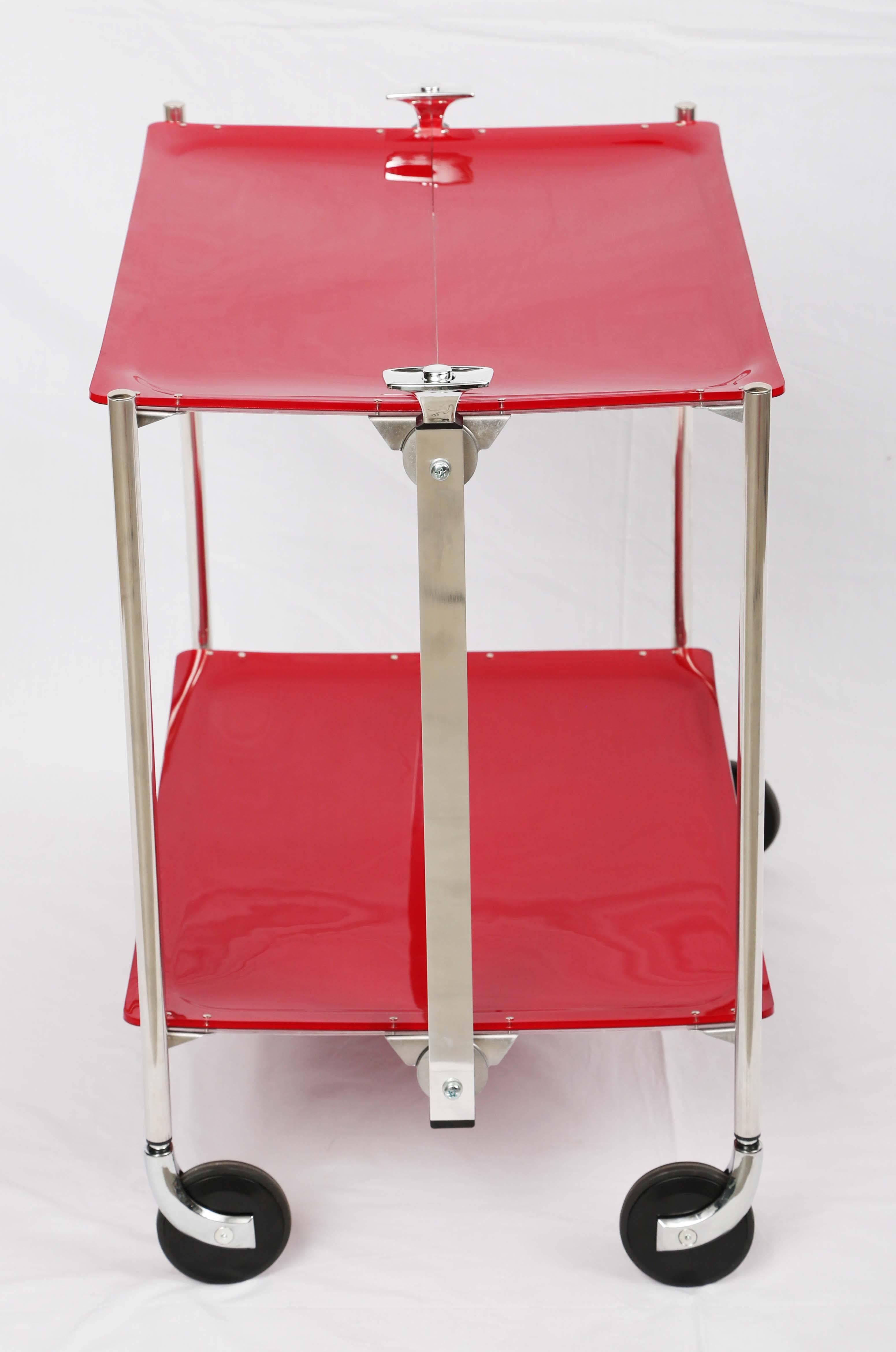 red bar cart