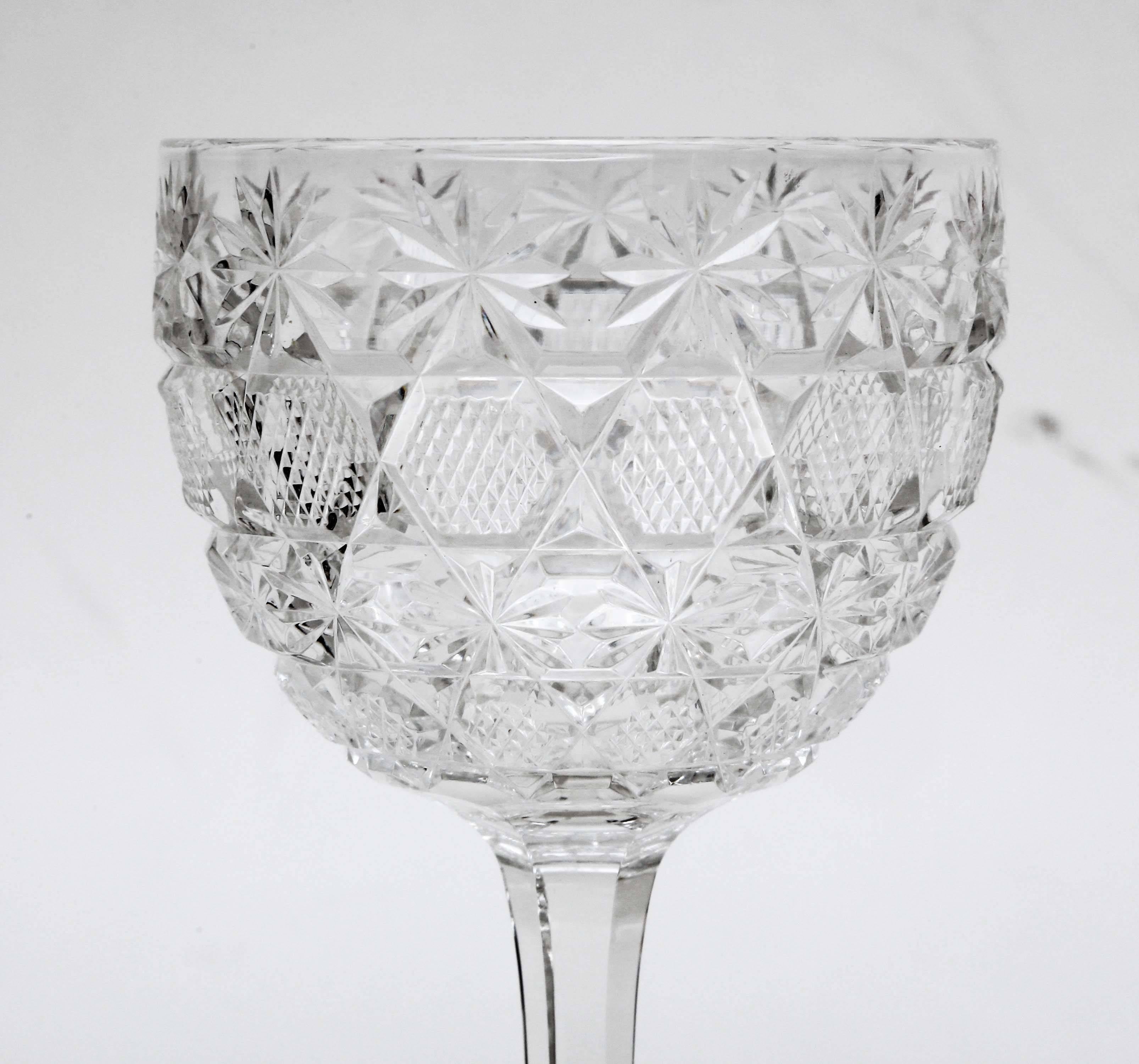 russian crystal wine glasses