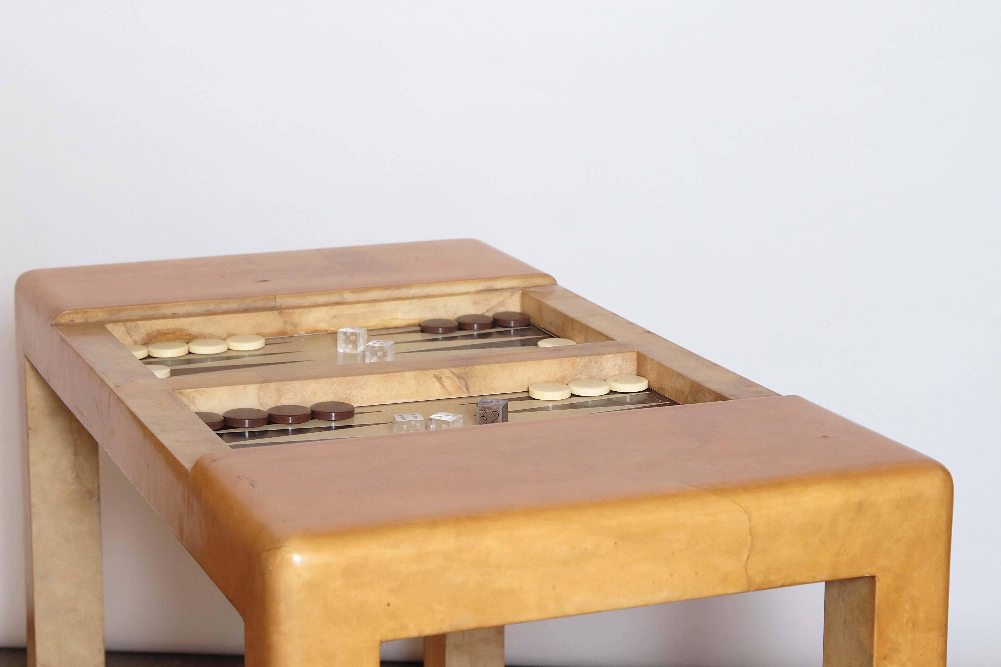 American Rare Karl Springer Backgammon Table