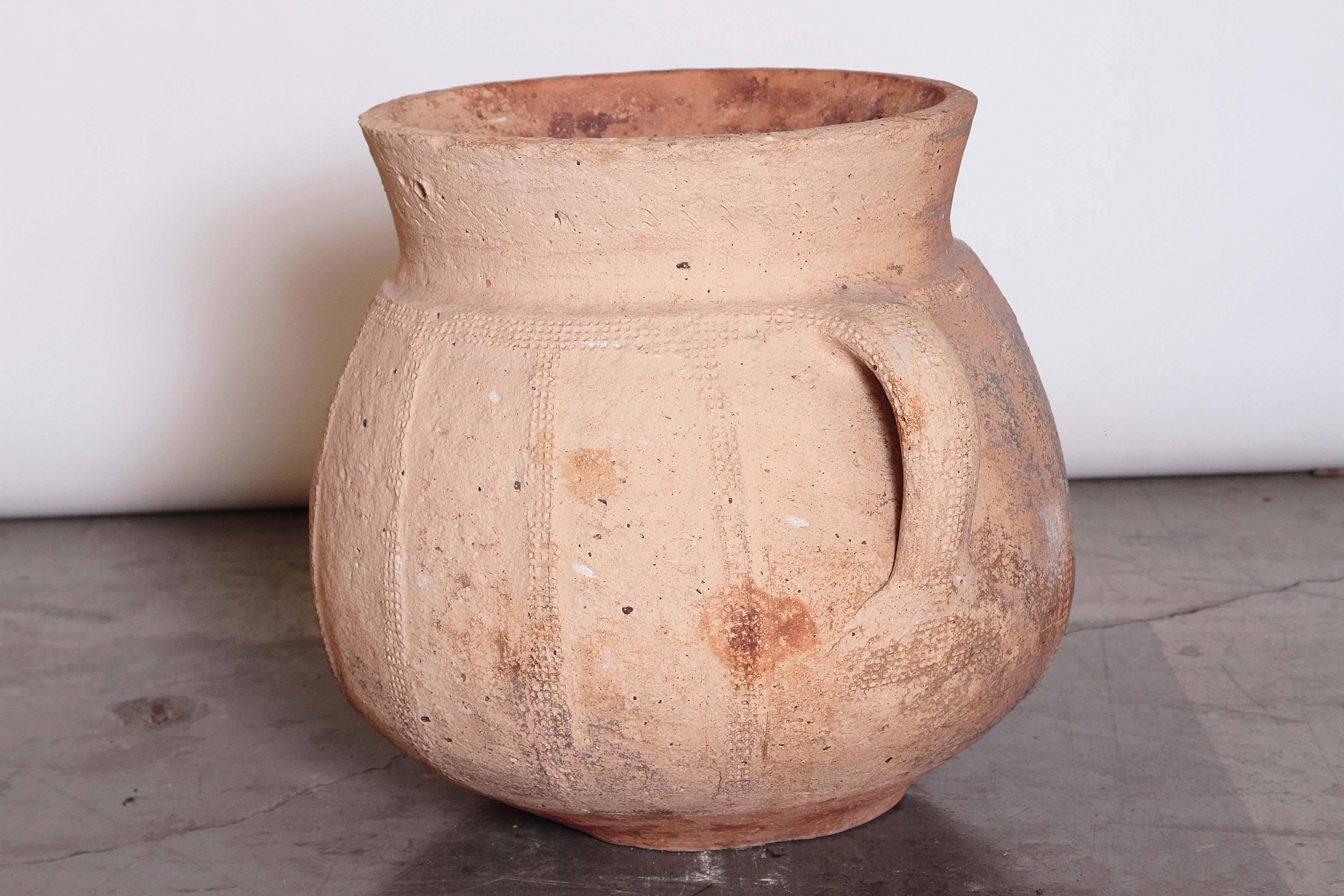 20th Century Large, 2 Handled Terracotta Pot