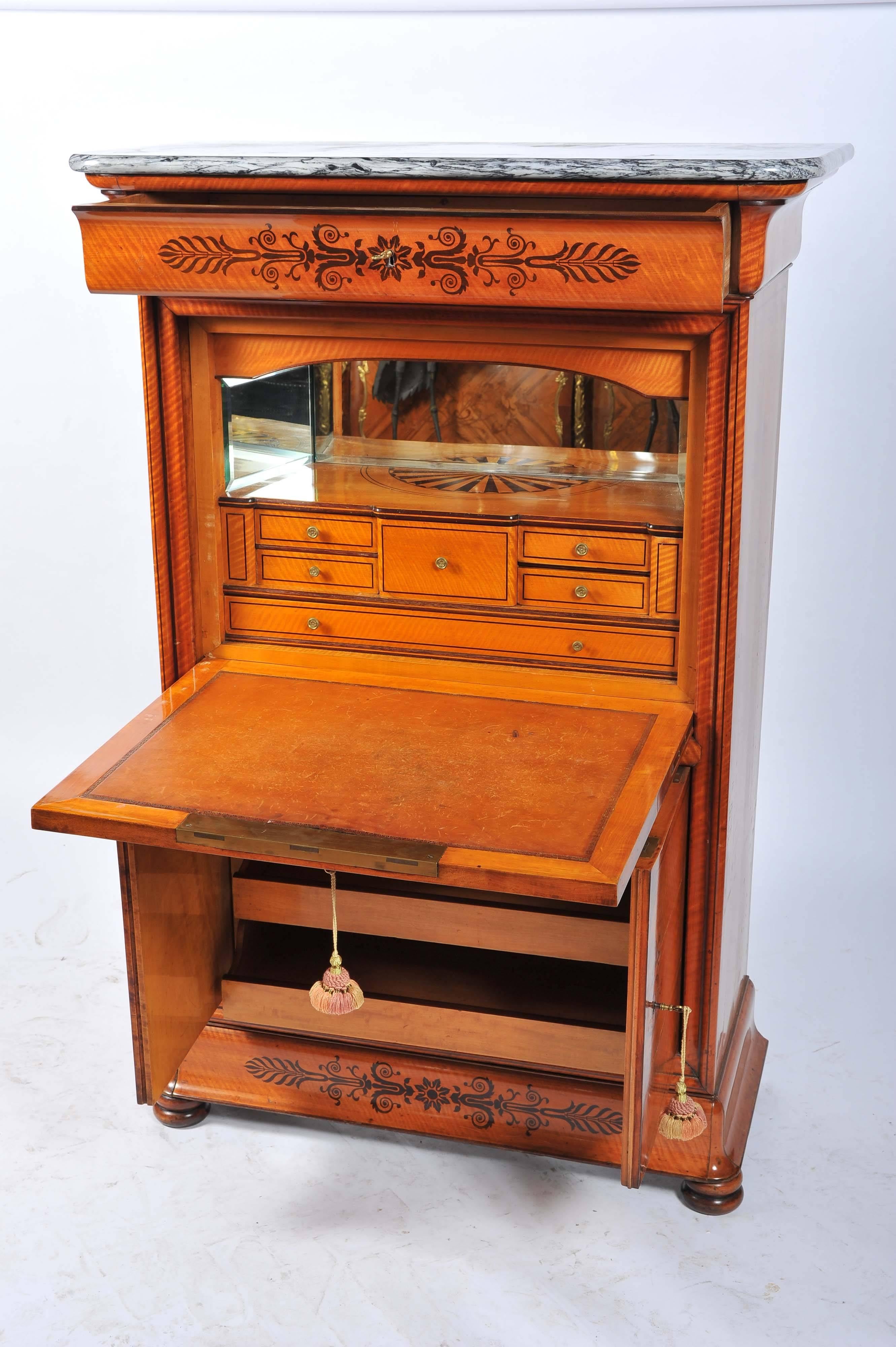 19th Century Sectretaire Abbatant For Sale 1