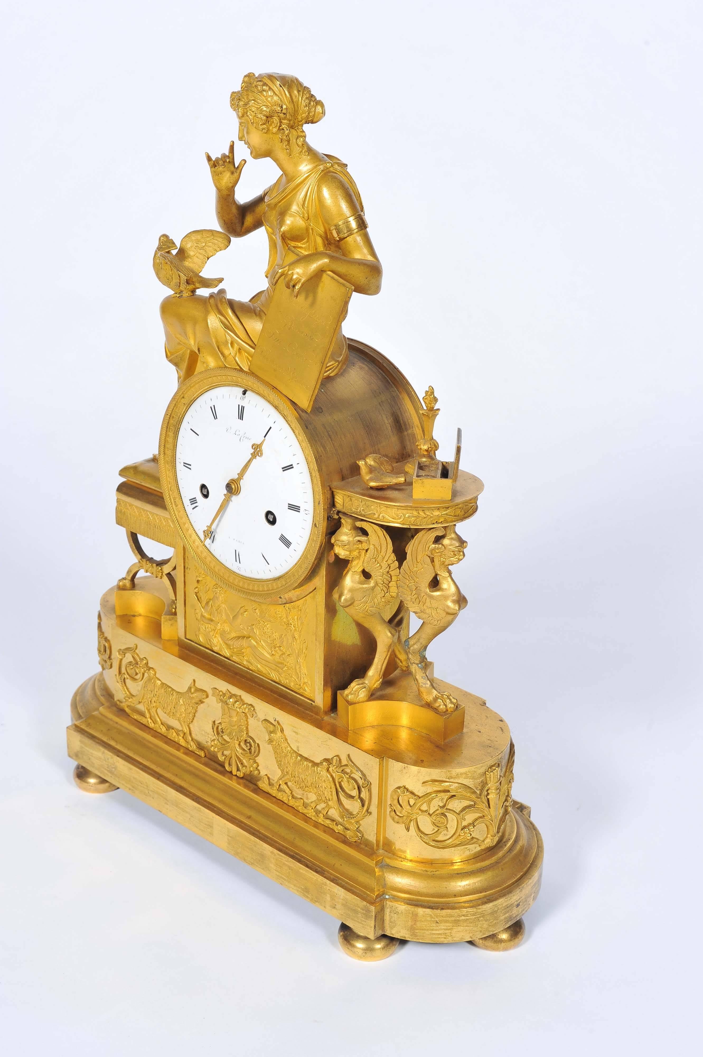 18th Century Ormolu Mantel Clock 1