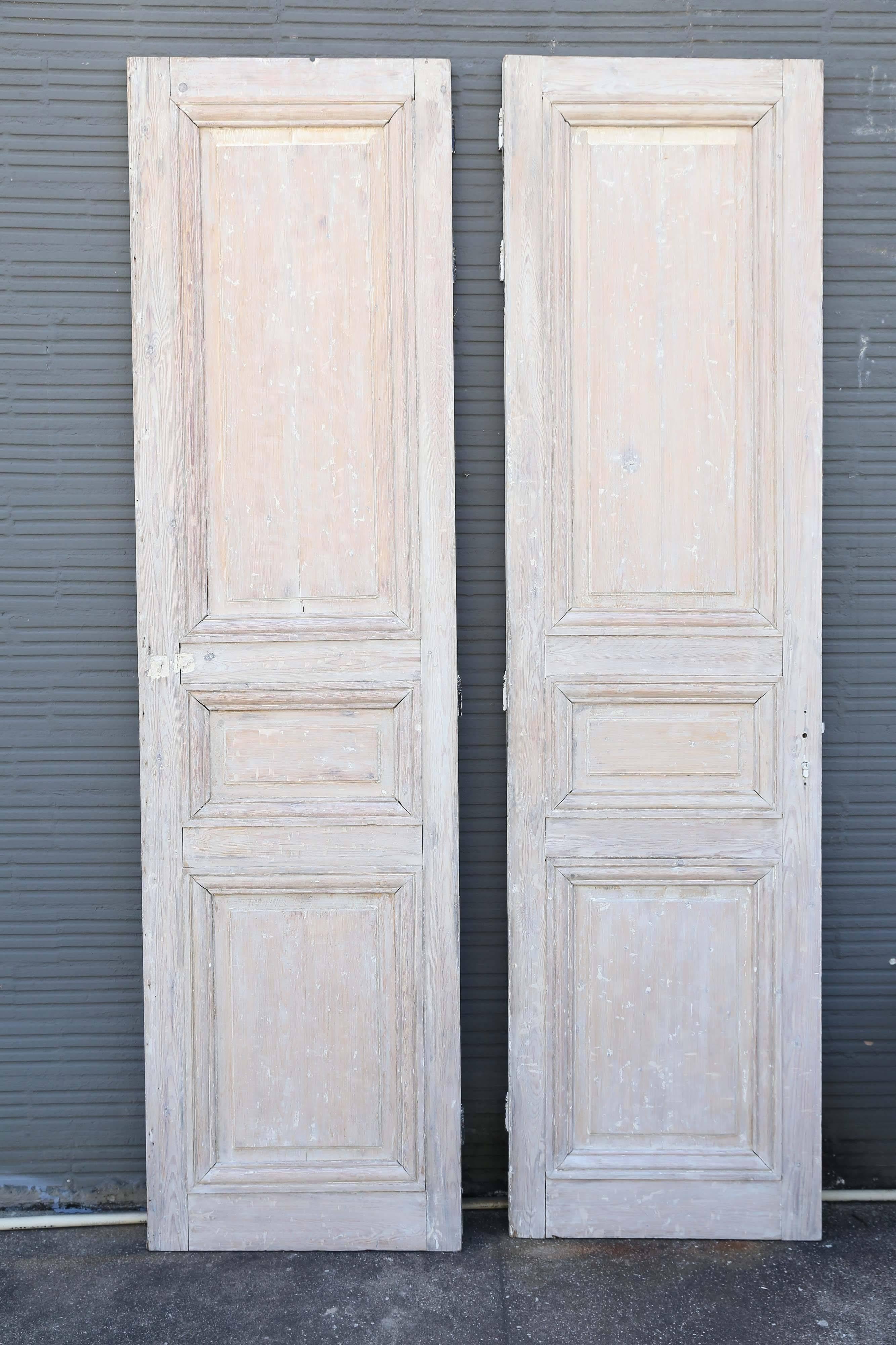 Pair of Louis XVI Pine Doors 1