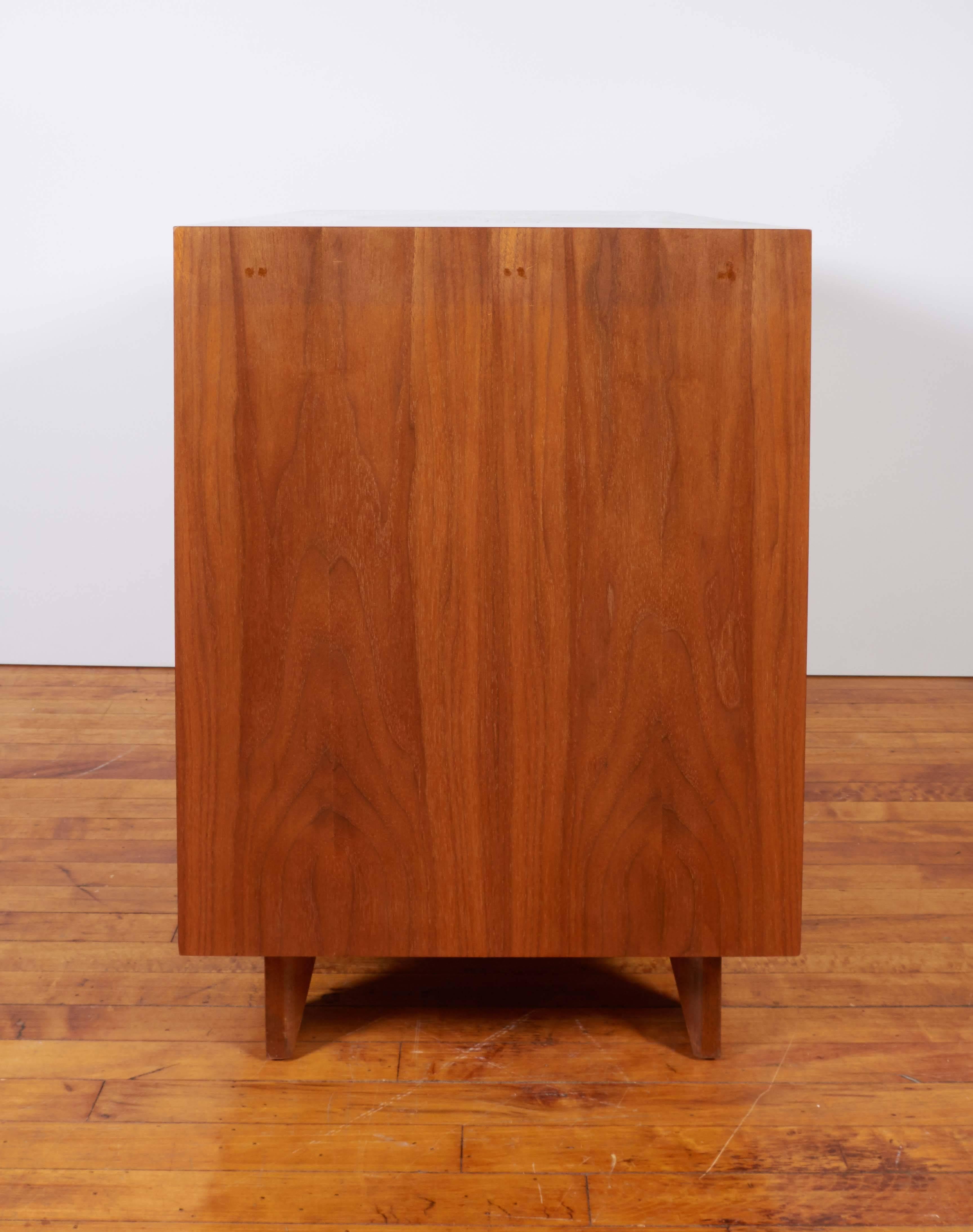 George Nelson Two-Door Walnut Cabinet for Herman Miller 1