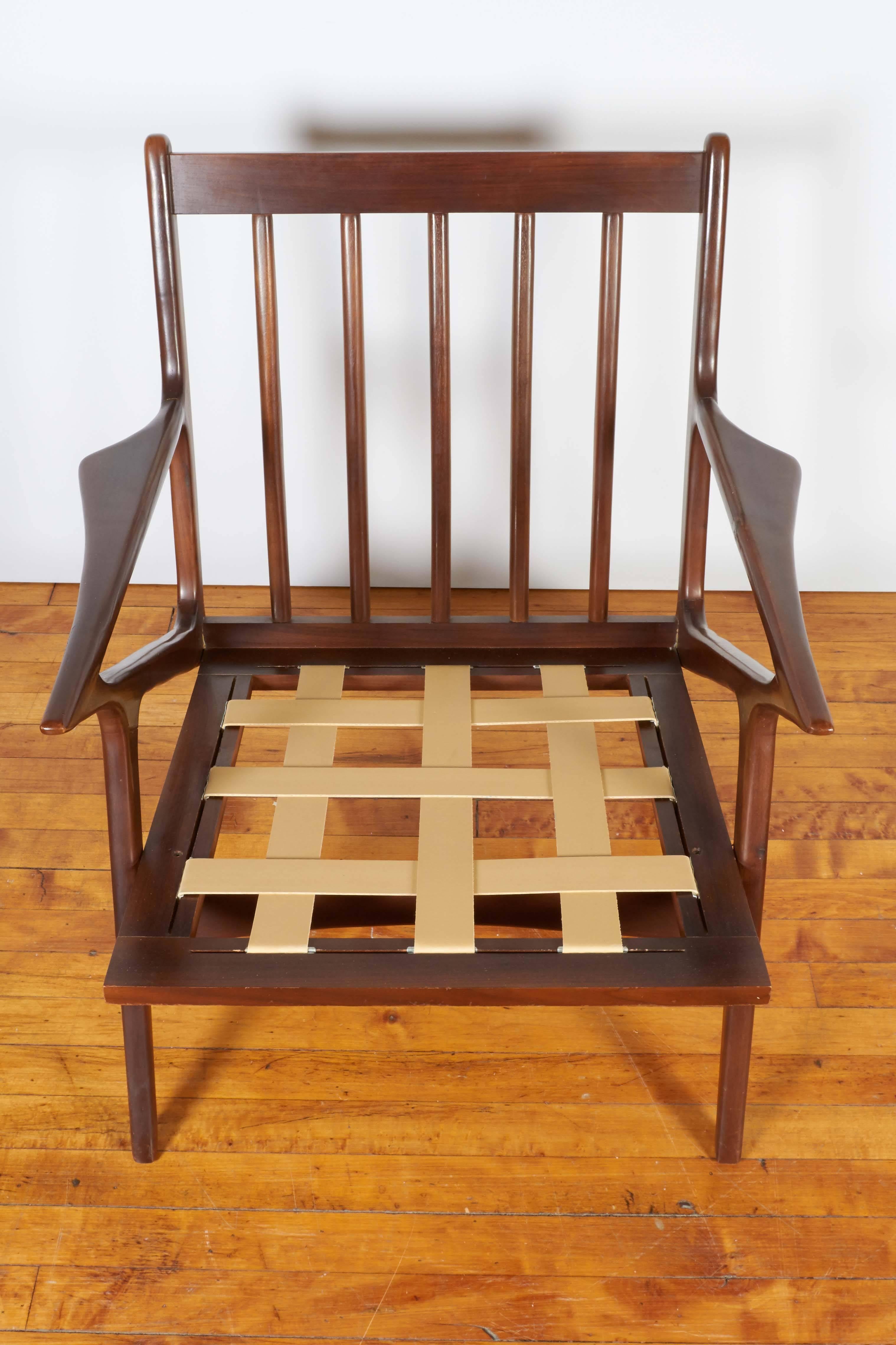 Poul Jensen Danish Modern Z Chair for Selig In Good Condition In New York, NY