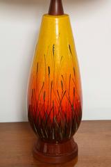 Pair of Mid-Century Italian Ceramic, Table Lamps