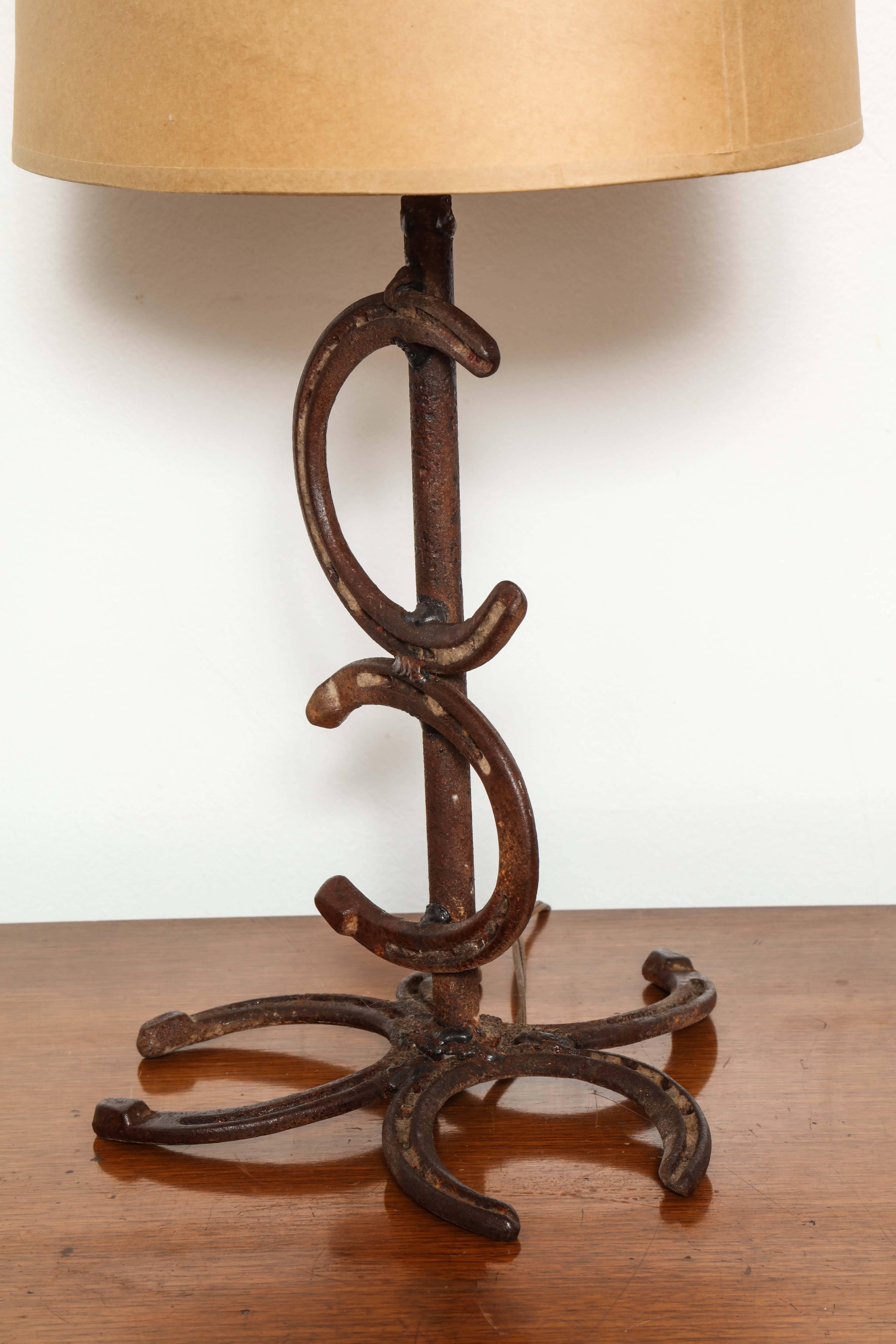 horseshoe floor lamp