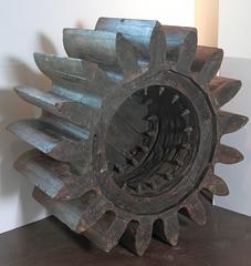 Large Industrial Wooden Factory Gear