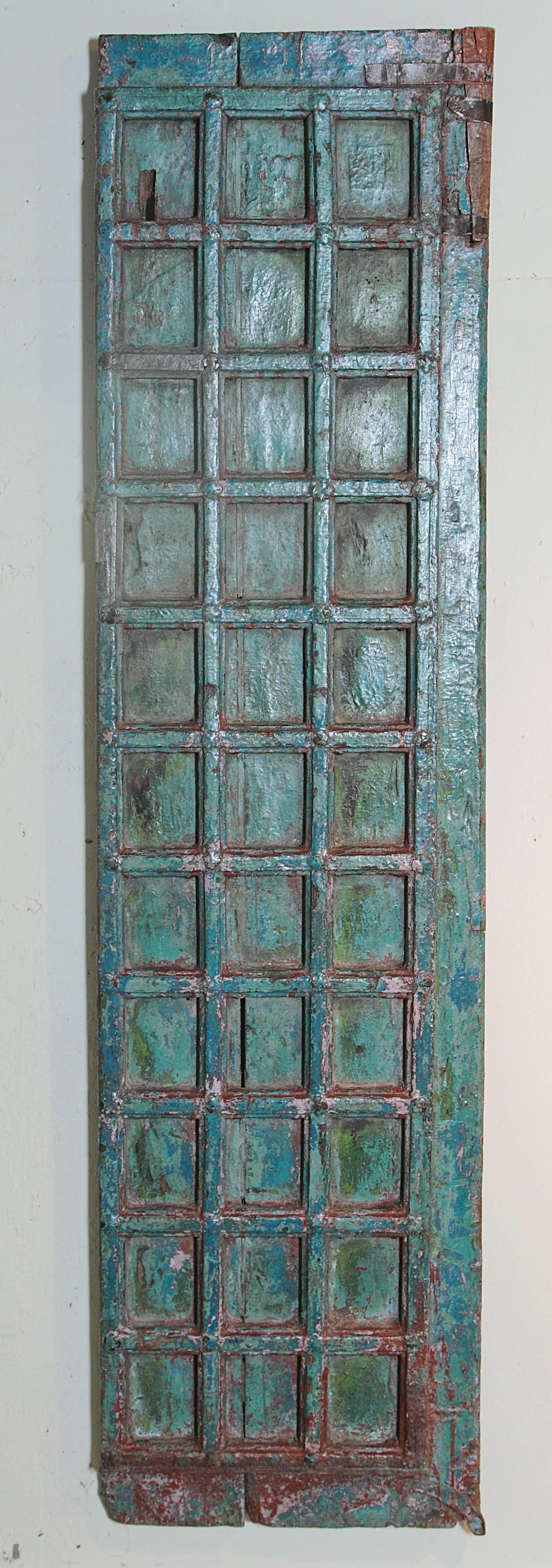 Pair of antique palace doors in original patina.