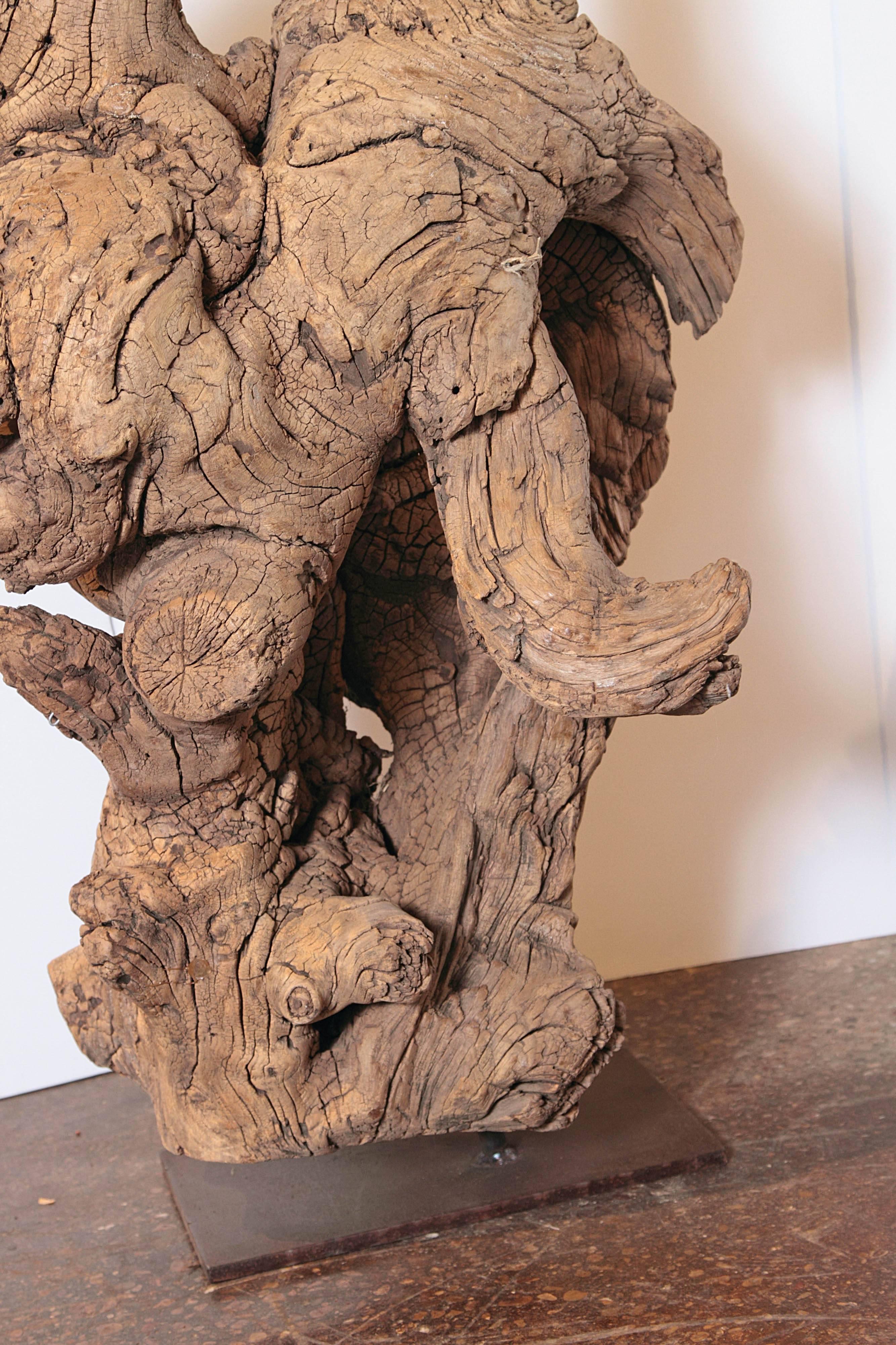 South Asian Organic Natural Driftwood Sculpture