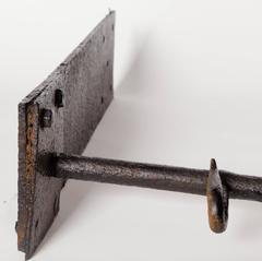 19th Century English Wrought Iron Sign Bracket