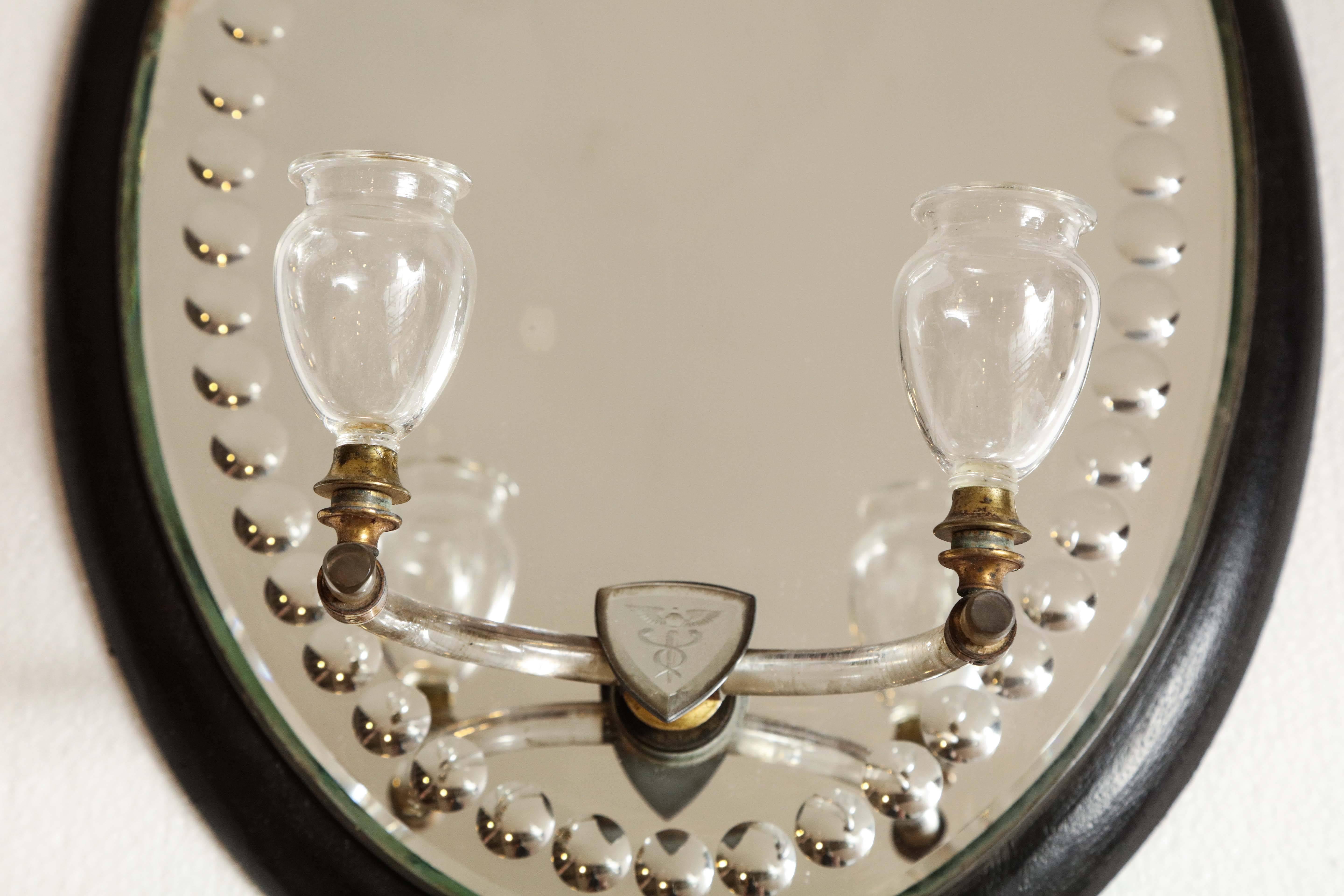 Mid-19th Century Victorian Oval Mirror 3
