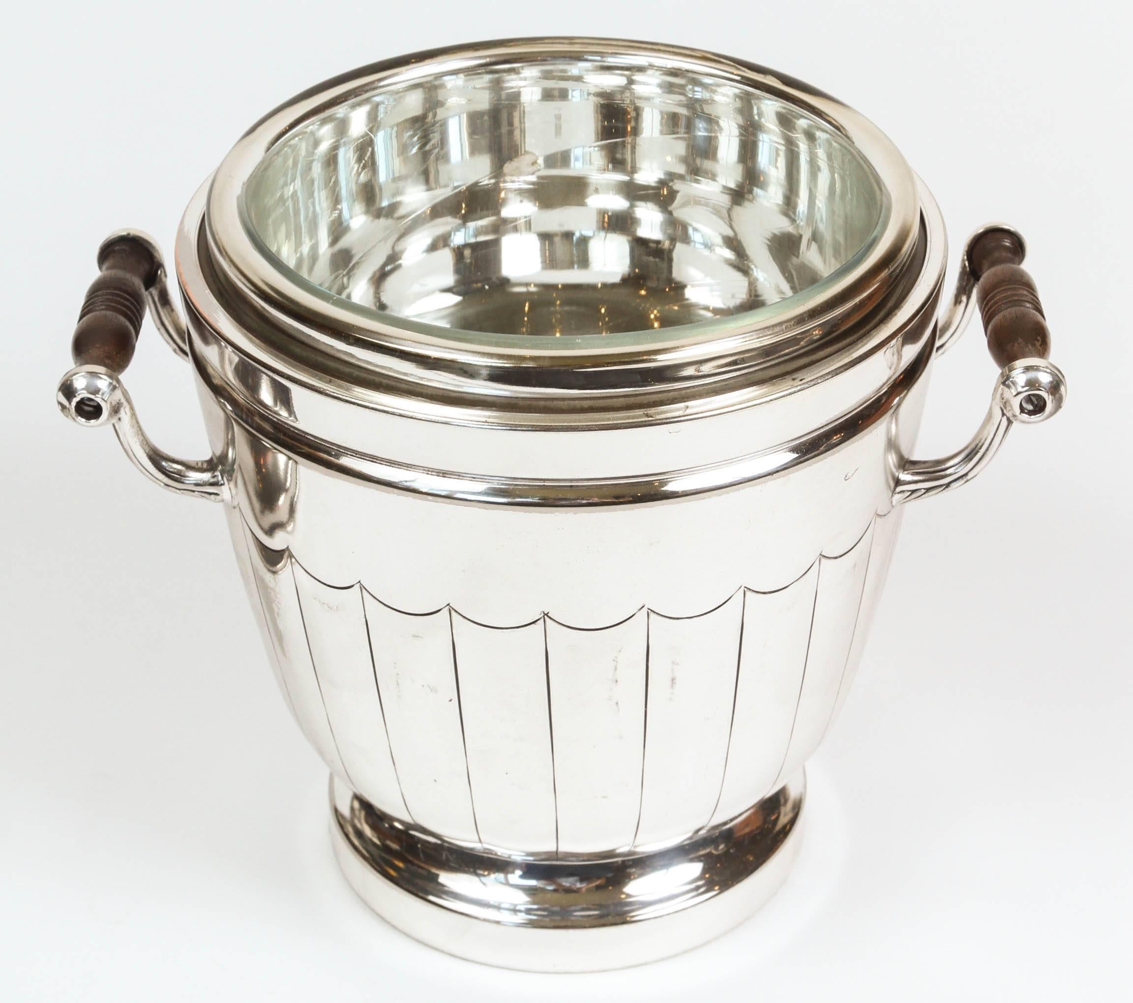 20th Century Vintage Silver Plate Ice Bucket