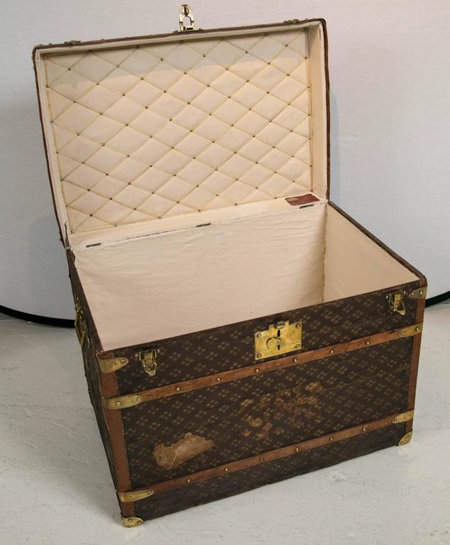 French Steamer Trunk By Aux Etats Unis