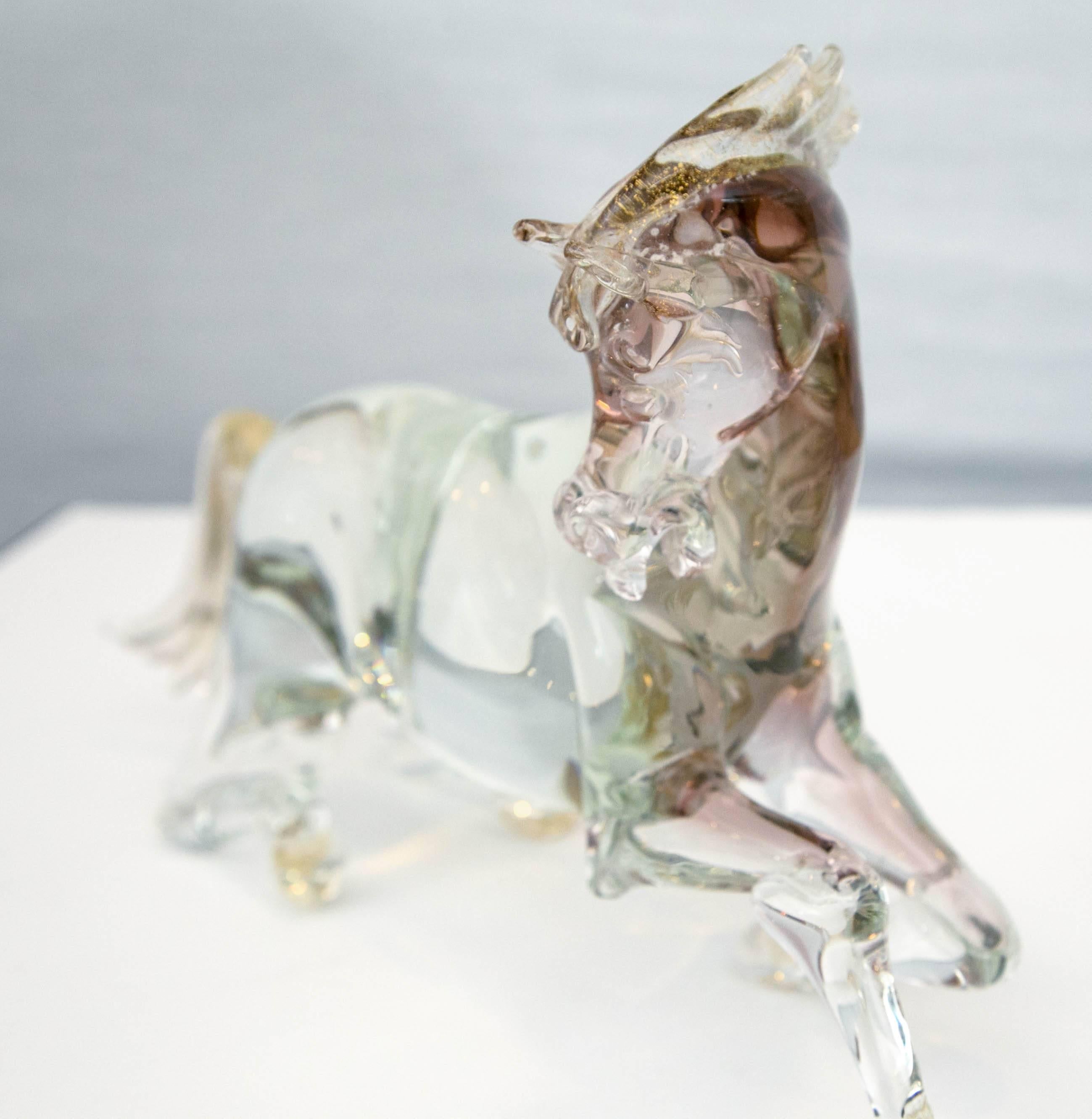 Modern Murano Glass Horse