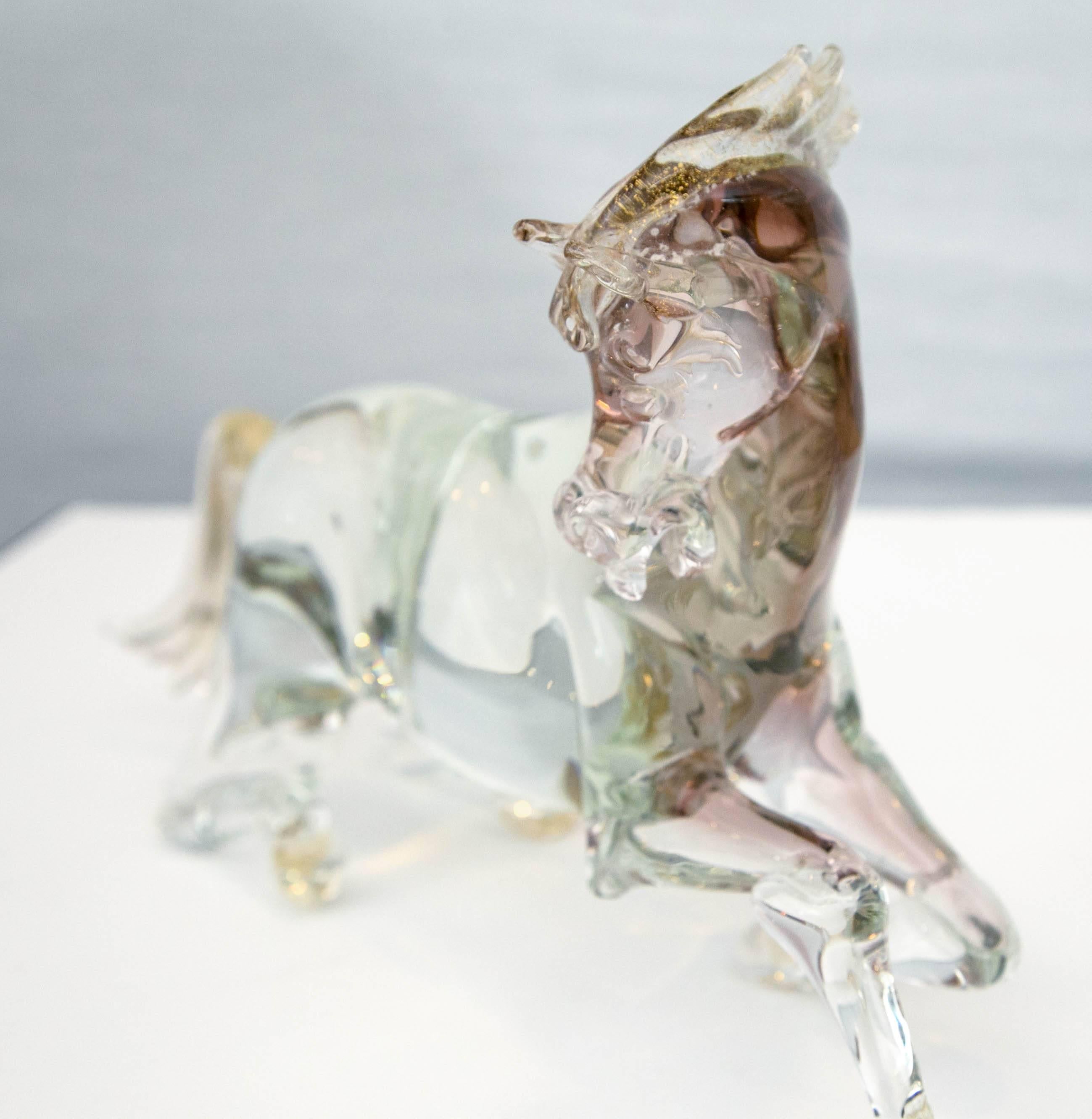 Murano Glass Horse at 1stDibs