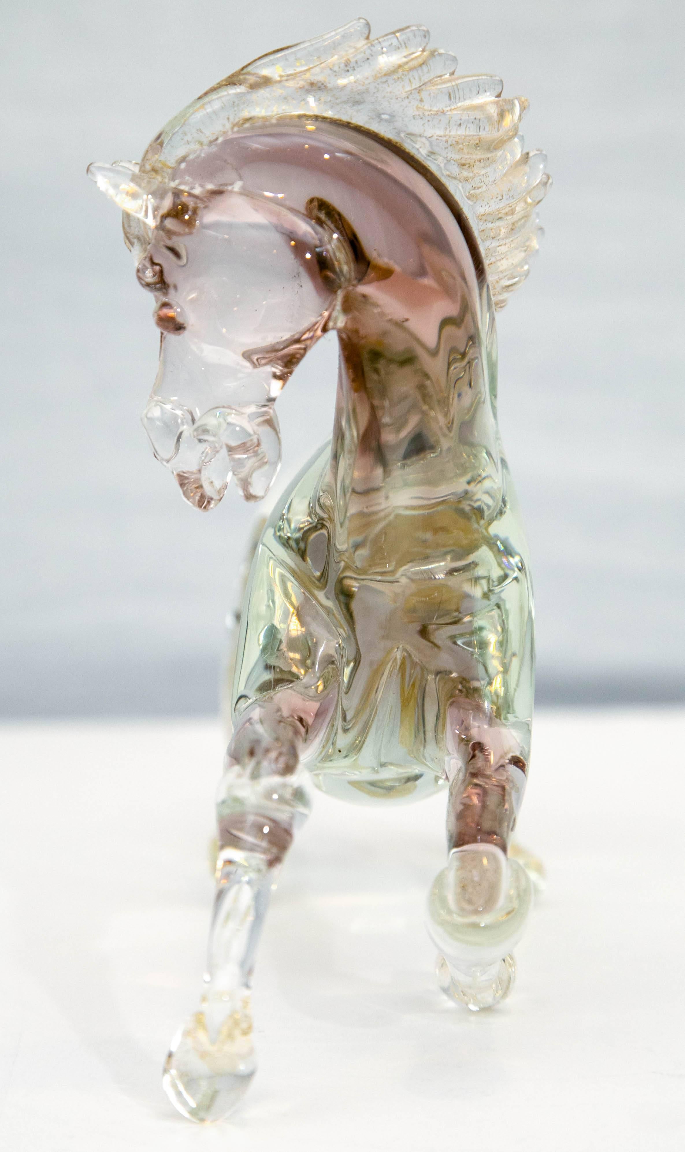 Murano Glass Horse In Excellent Condition In Stamford, CT