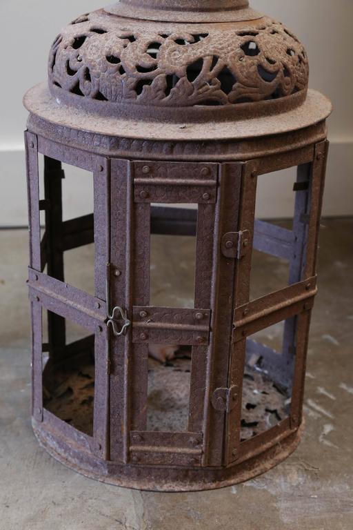 Decorative Pierced Metal Lantern For Sale at 1stDibs decorative metal
