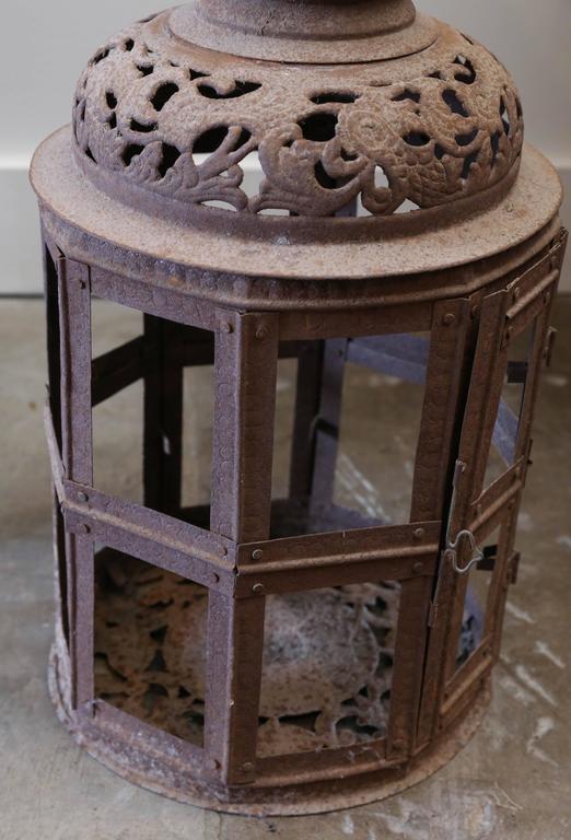 Decorative Pierced Metal Lantern For Sale at 1stDibs decorative metal