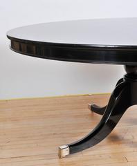Early 20th Century Ebonized Mahogany Breakfast Table