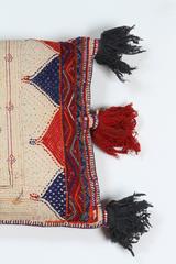 Banjara Kantha Stitched and Embroidered Indian Pillow