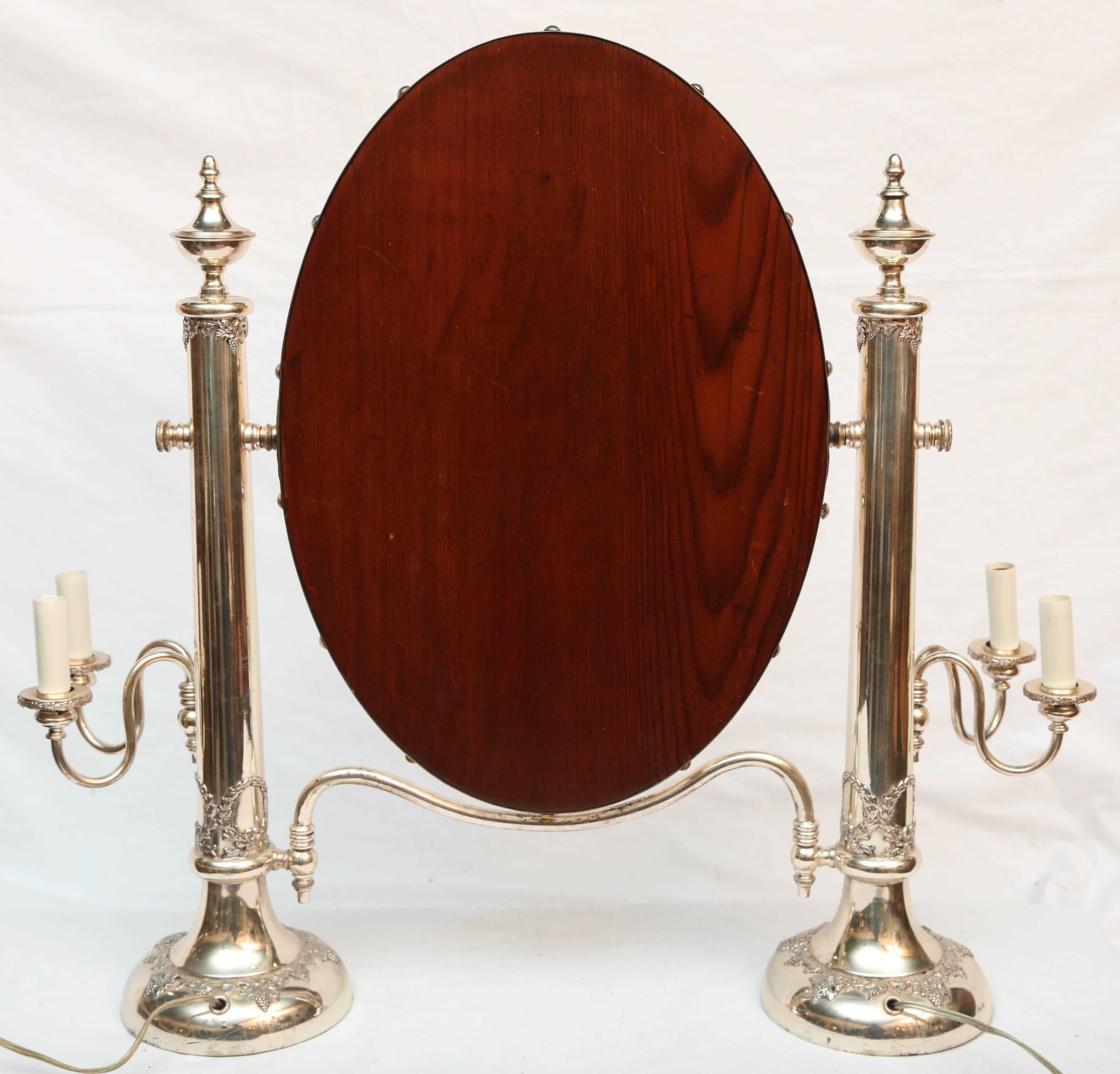 Fine Silvered Vanity Mirror 2