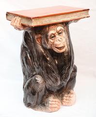 Whimsical Terra Cotta "Monkey" Table