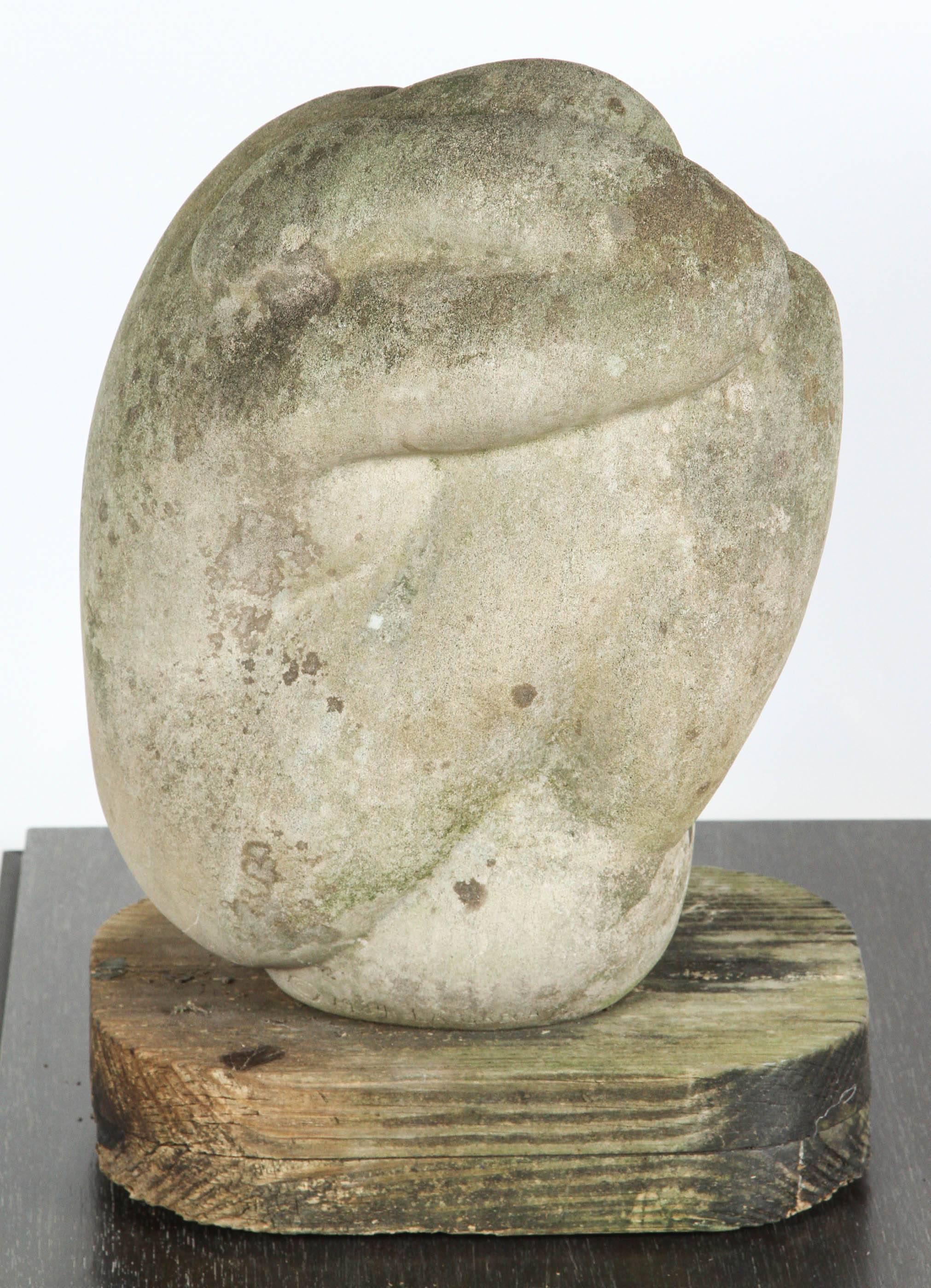 20th Century Mid-Century Figural Stone Sculpture