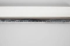 Hermes Silver and Leather Desk Ruler