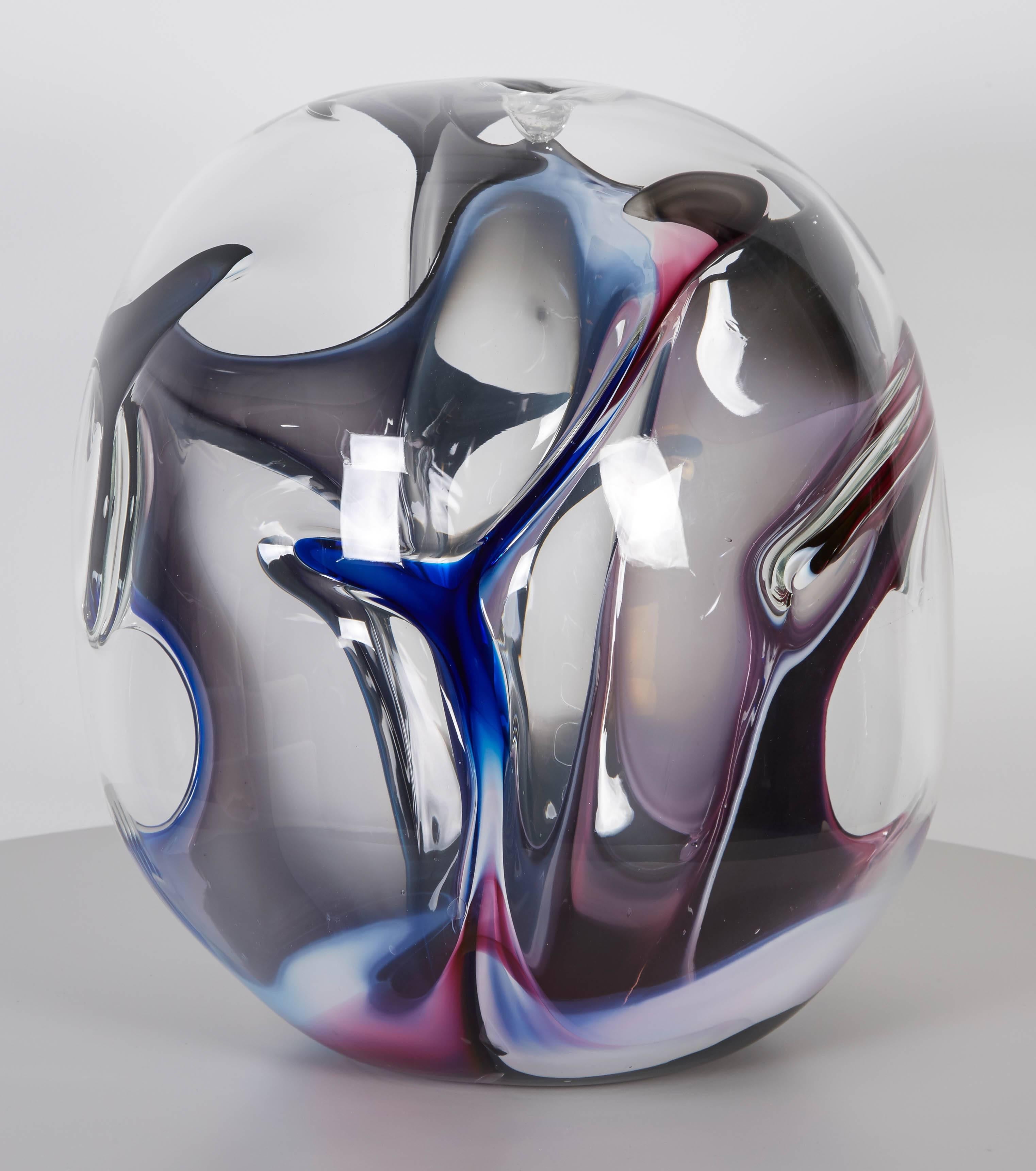 American Handblown Glass Sculpture