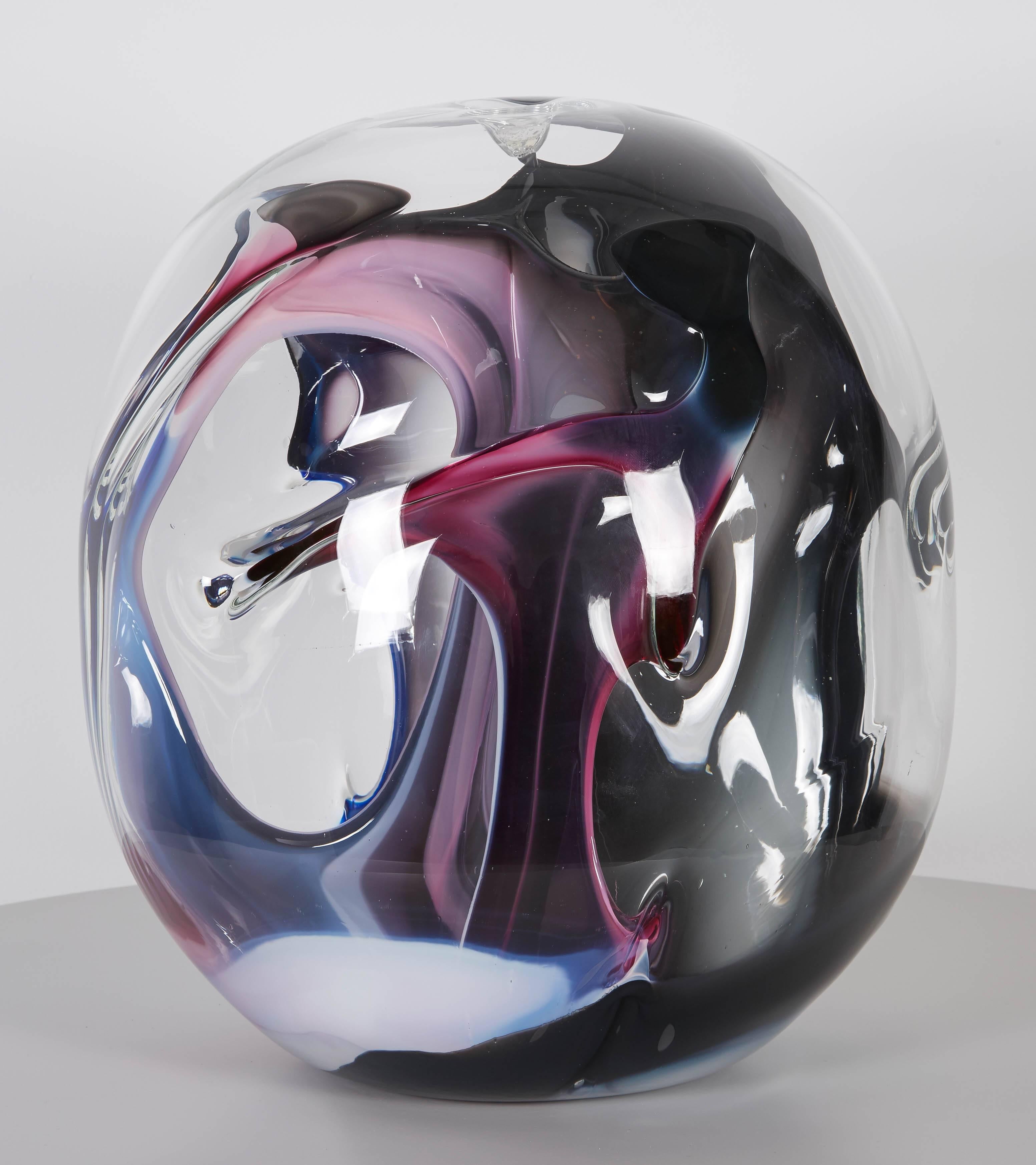 20th Century Handblown Glass Sculpture