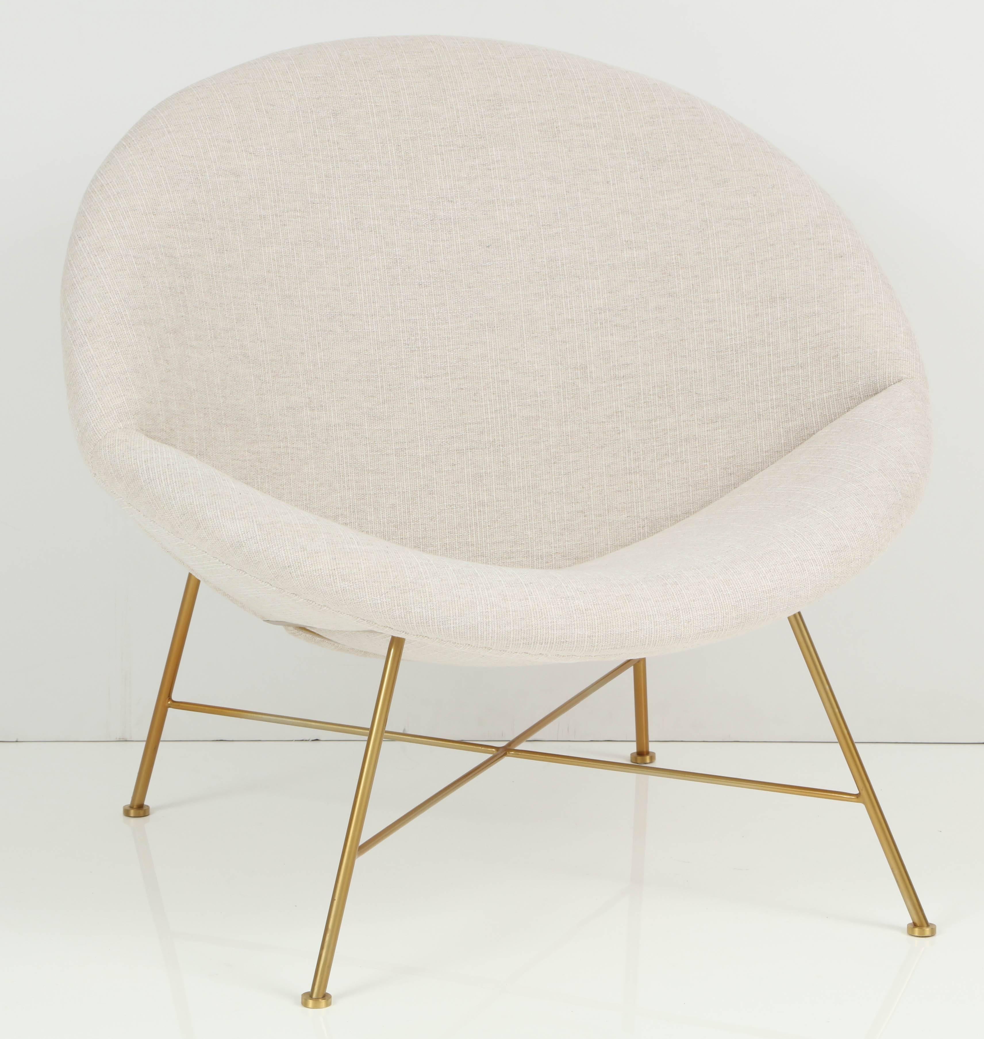 Mid-Century Modern Large Curved Chair