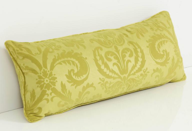 Long Damask Cushion For Sale at 1stDibs