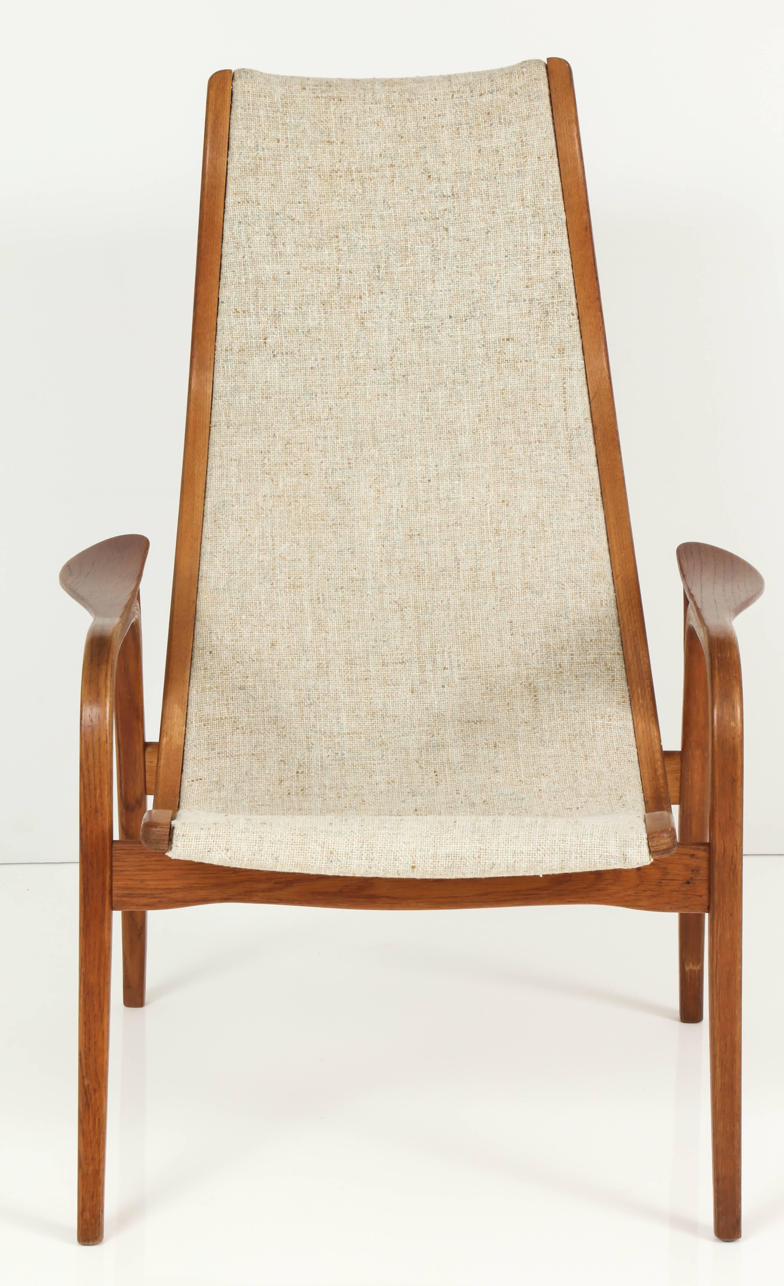 Hand-Crafted Lounge Chair by Yngve Ekström, Sweden, circa 1960