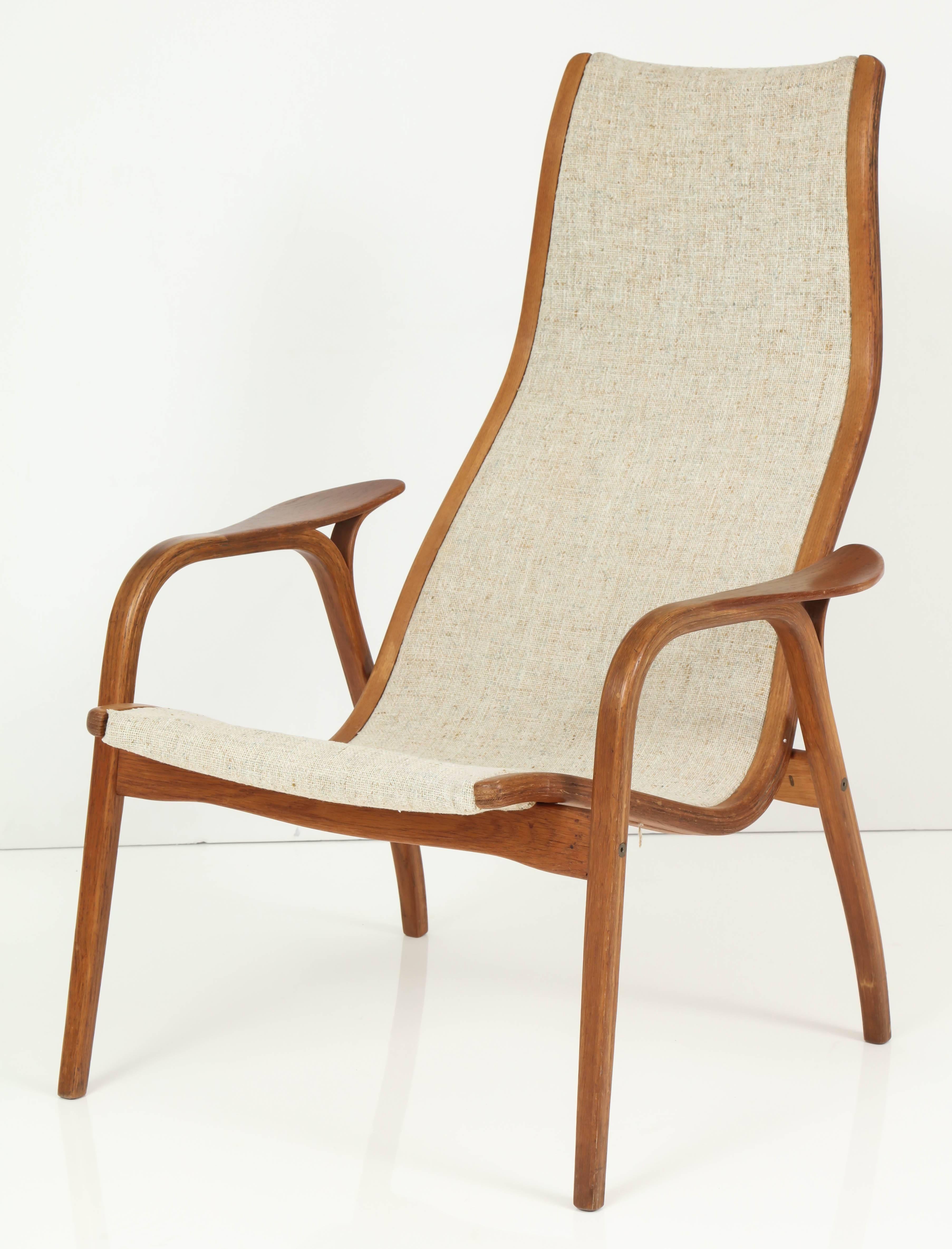 Lounge Chair by Yngve Ekström, Sweden, circa 1960 In Excellent Condition In New York, NY