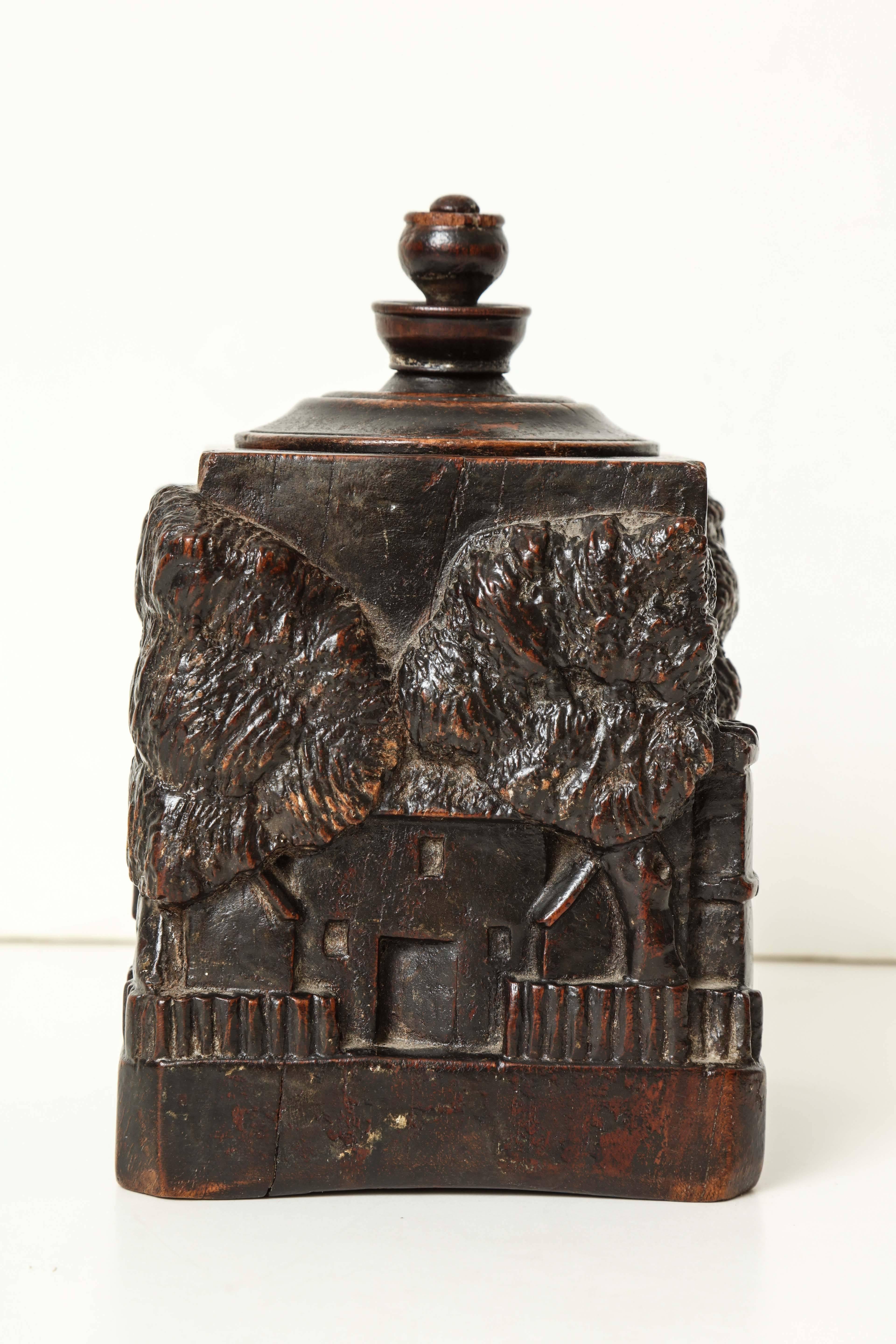 Unusual 18th Century Tobacco Jar, Possibly Irish In Excellent Condition In New York, NY