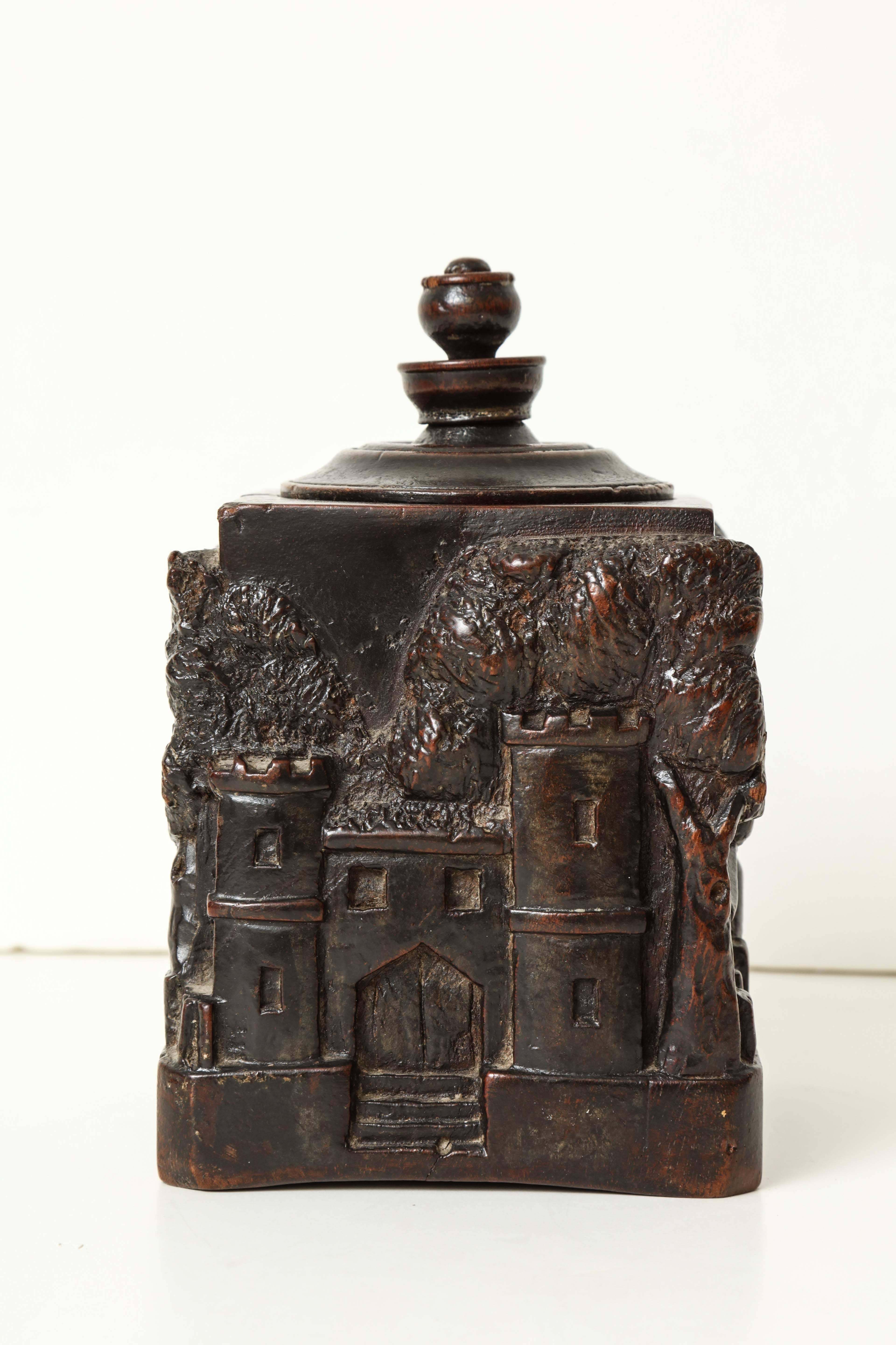 Walnut Unusual 18th Century Tobacco Jar, Possibly Irish