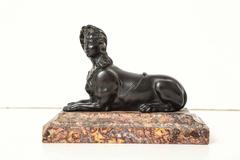 French Régence Bronze Sphinx, circa 1720