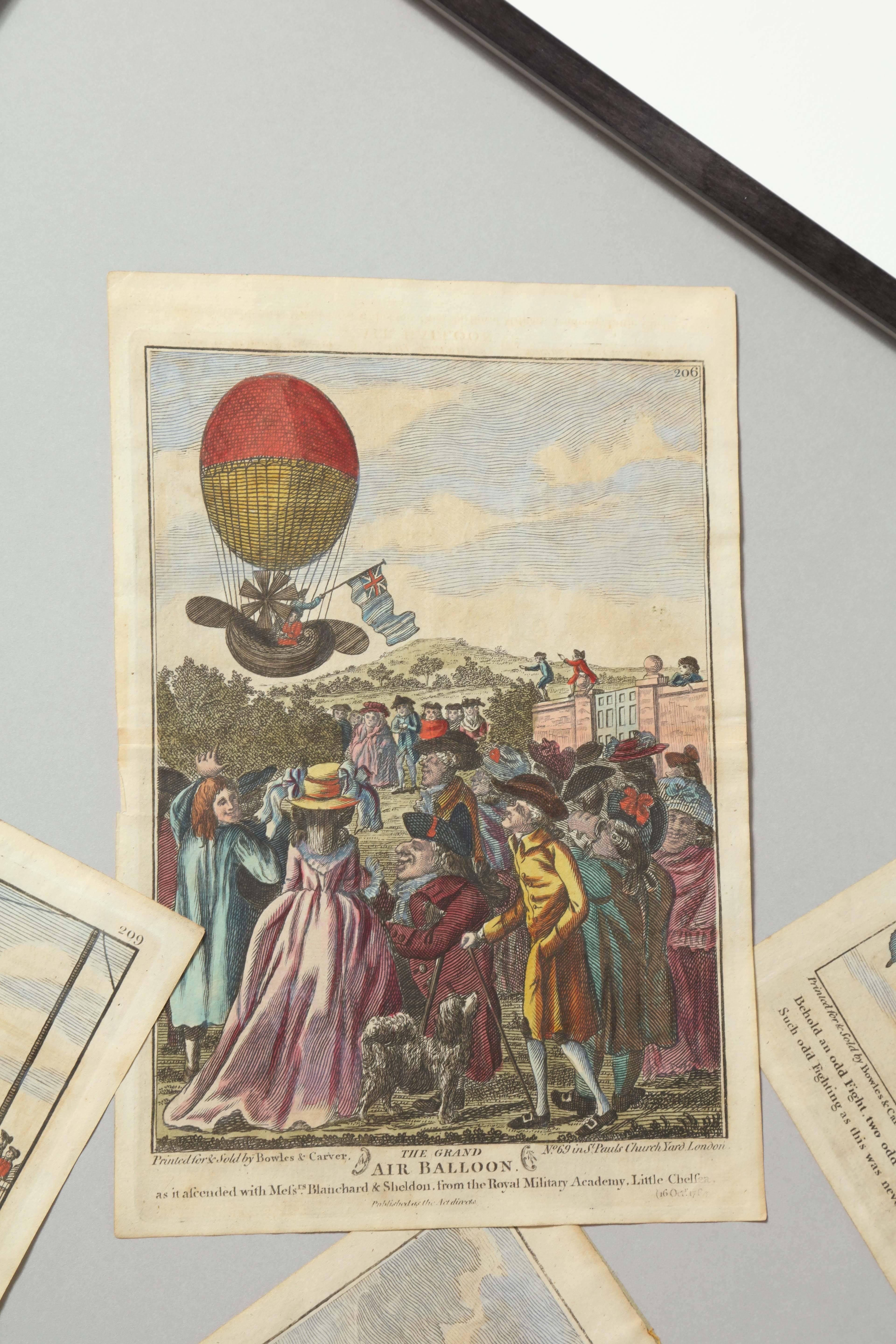 Early 19th Century Balloon Engravings For Sale 2