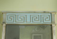 Hollyhock "Greek Key" Mirror with Reeded Detail