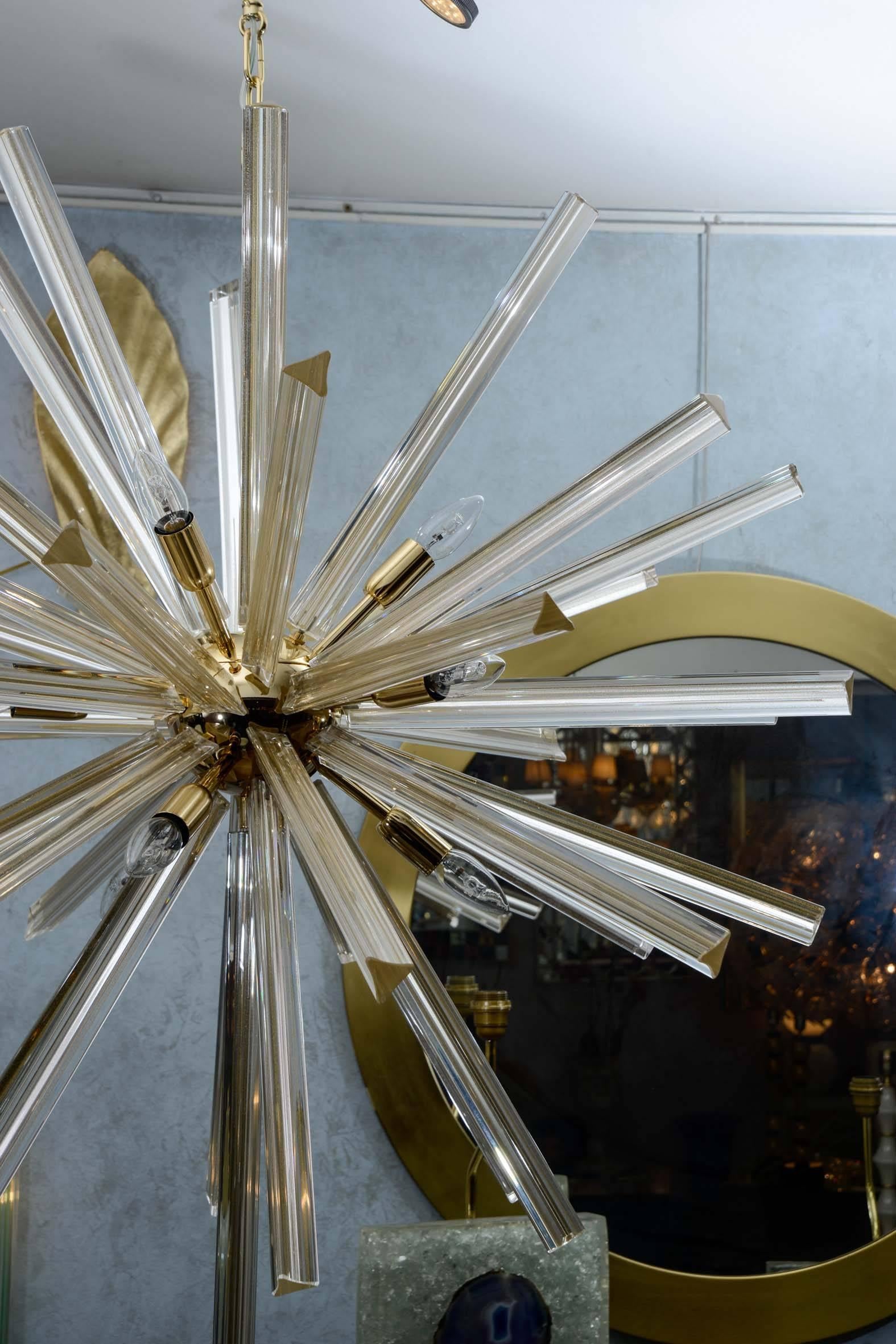 Contemporary Chandelier in Murano Glass