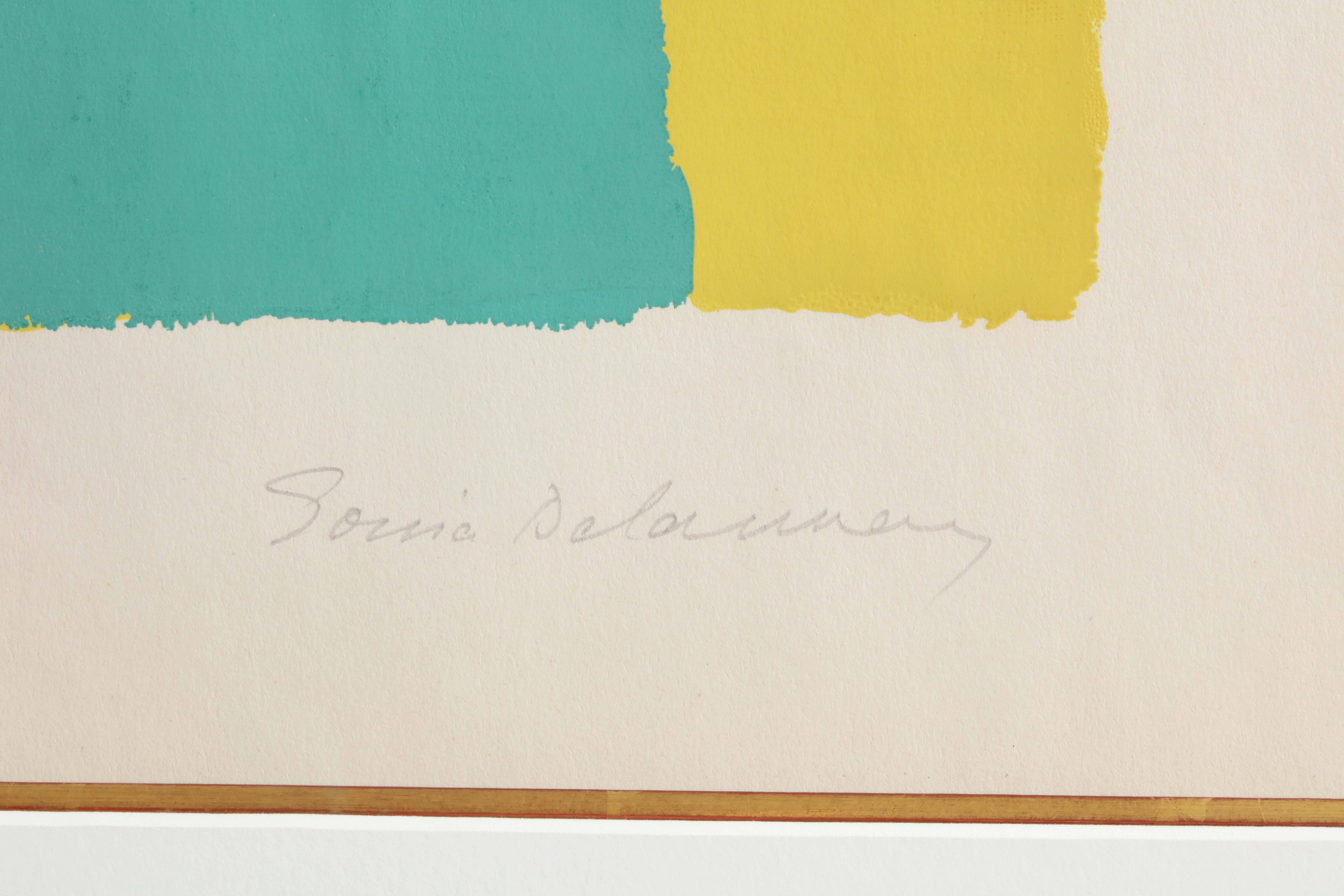 sonia delaunay lithograph