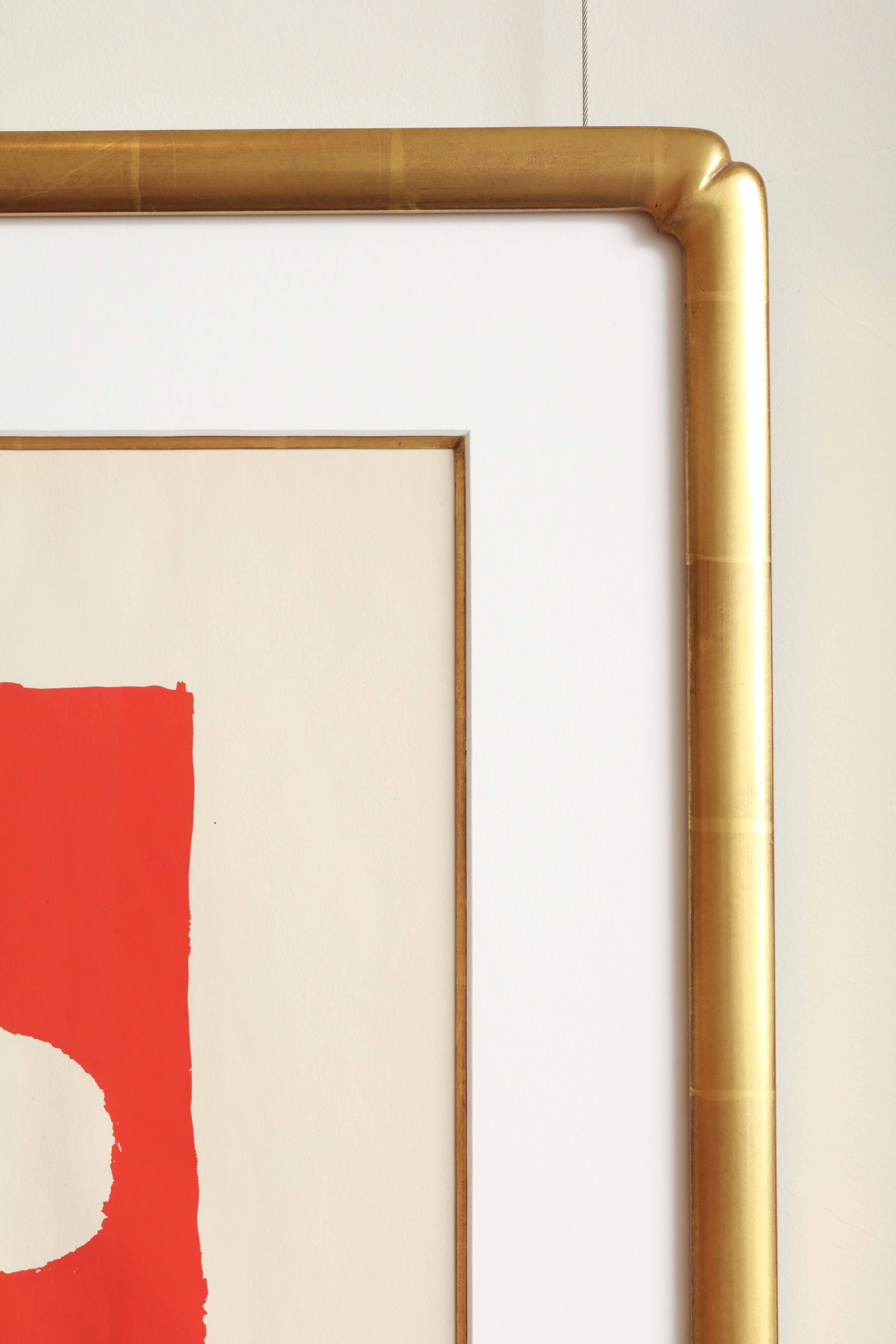 Lithograph in Colors ‘Composition’ by Sonia Delaunay In Excellent Condition For Sale In New York, NY
